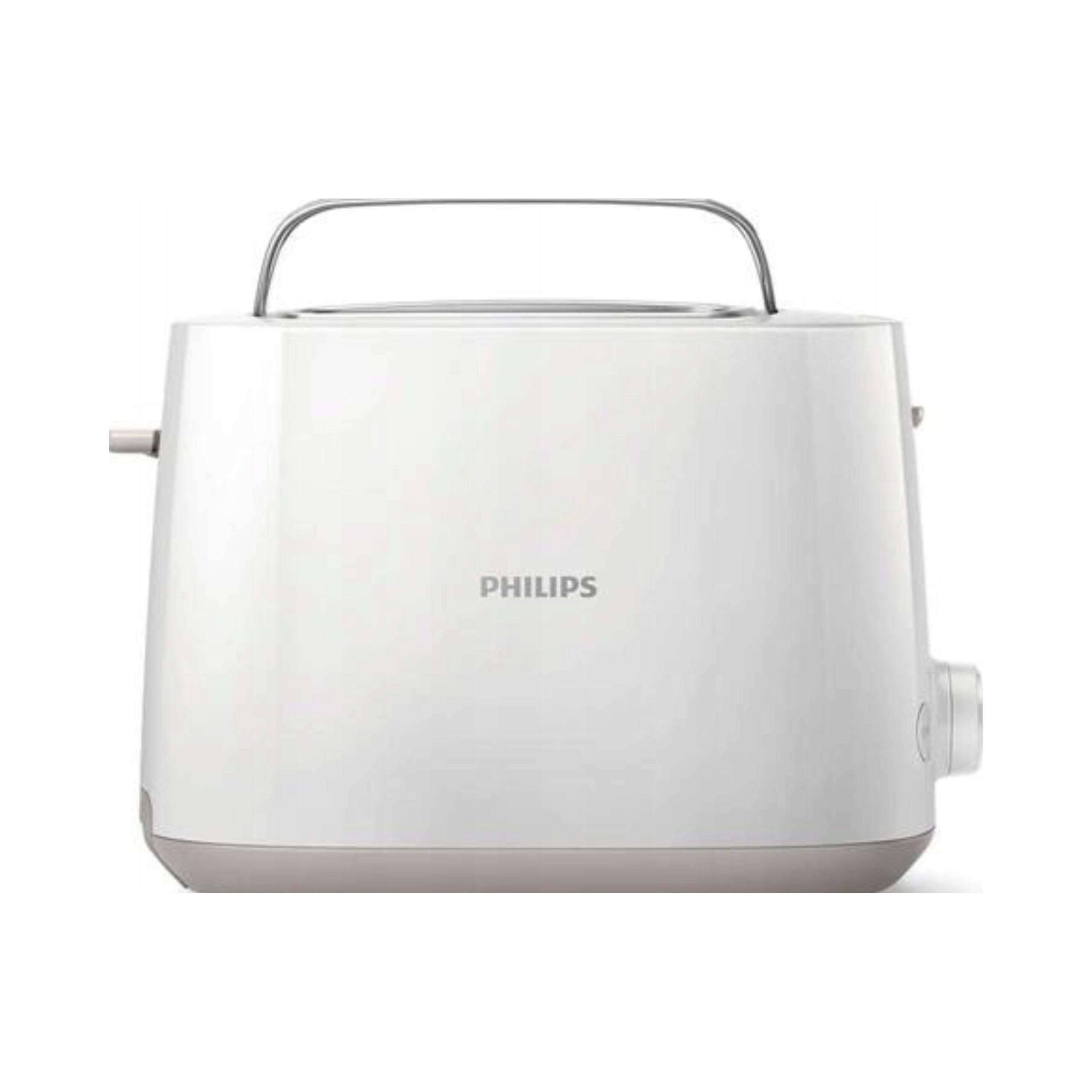 PHILIPS Toster 2 Kromki 8 Stopni Z Podgrzewaczem Funkcja Rozmrażania Biały — miniatura 8