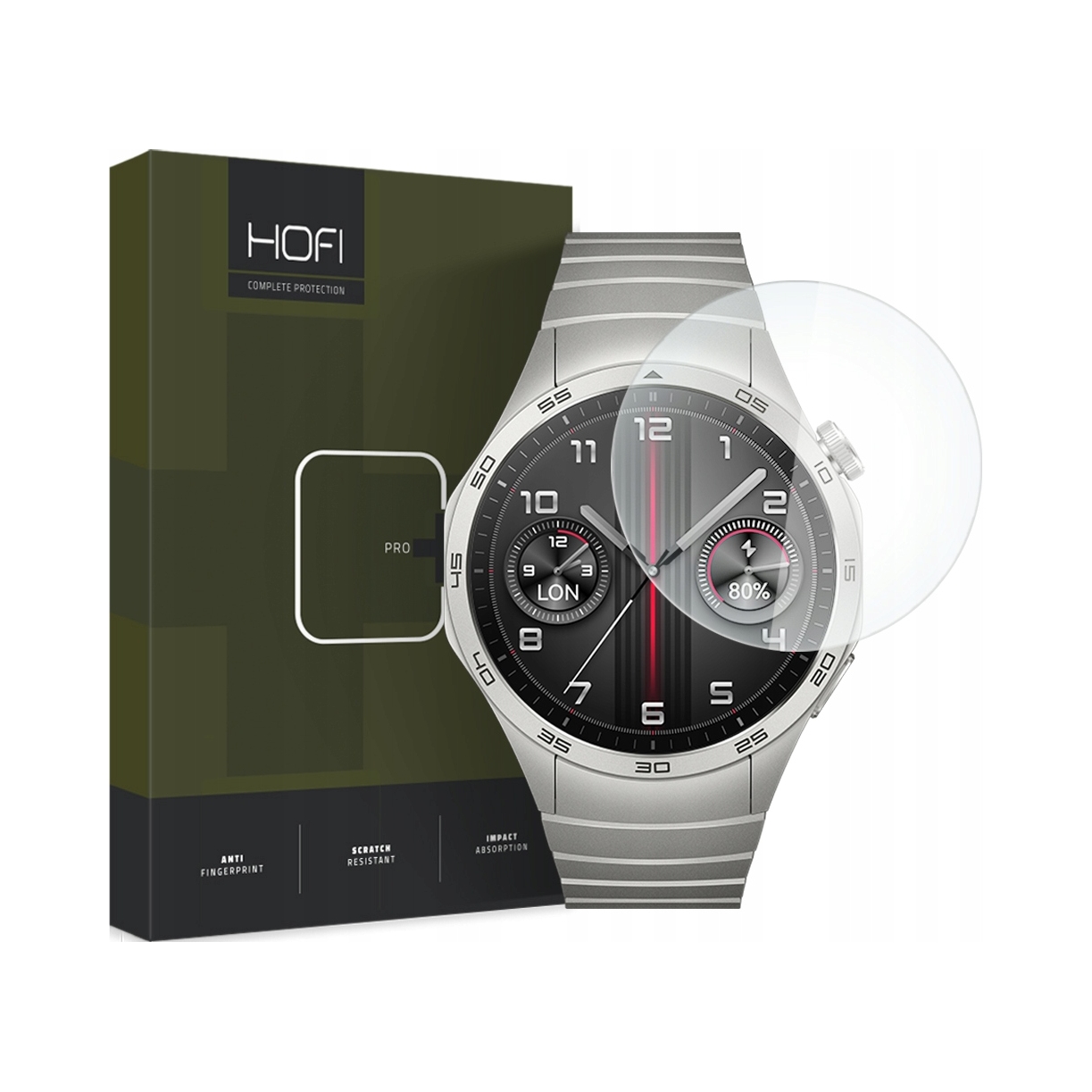 Szkło Hartowane Hofi Glass Pro+ 2- Pack Huawei Watch Gt 4 (46 mm) Clear