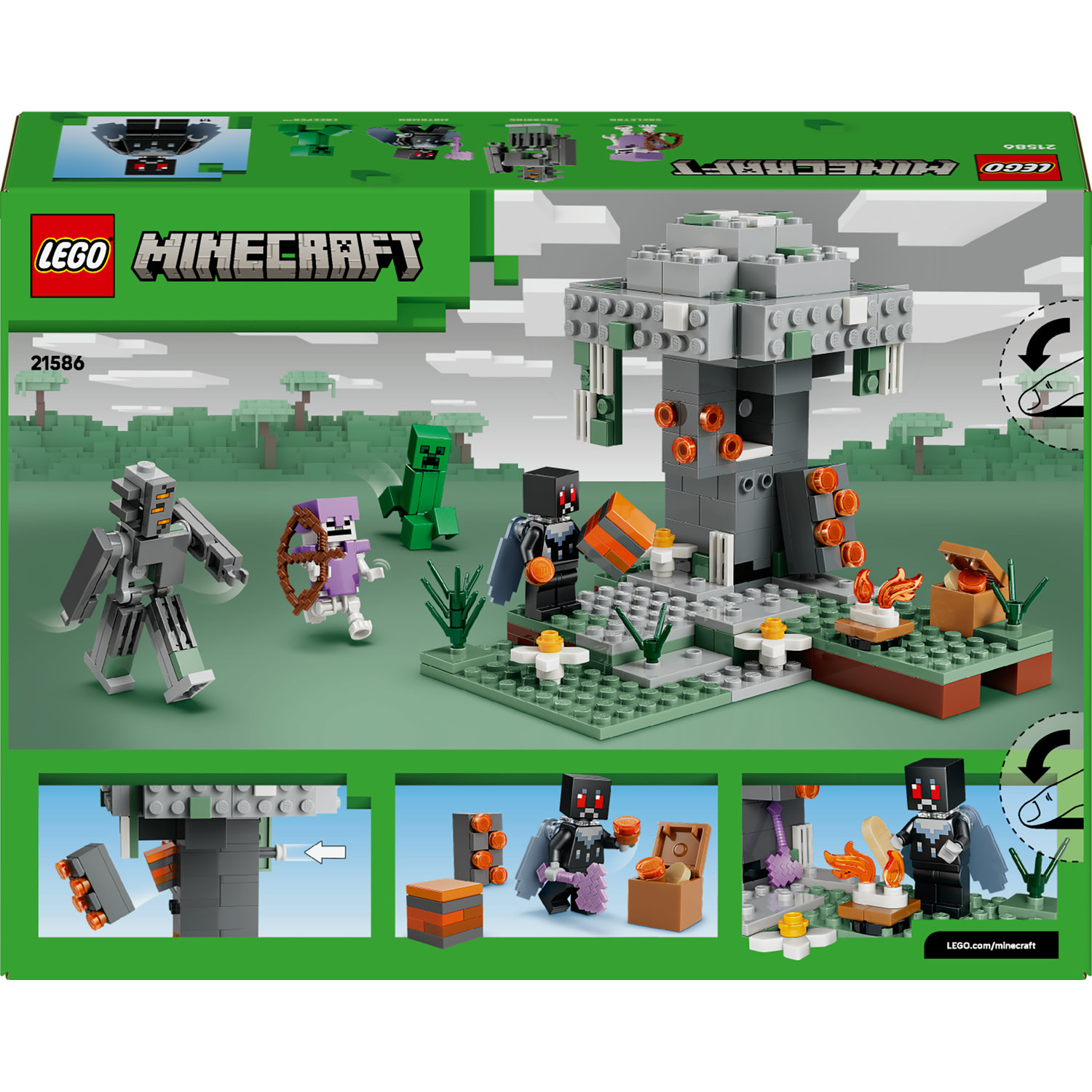 Klocki Lego Minecraft Majkraft Blady Ogród Figurki Dla Dziecka 7+