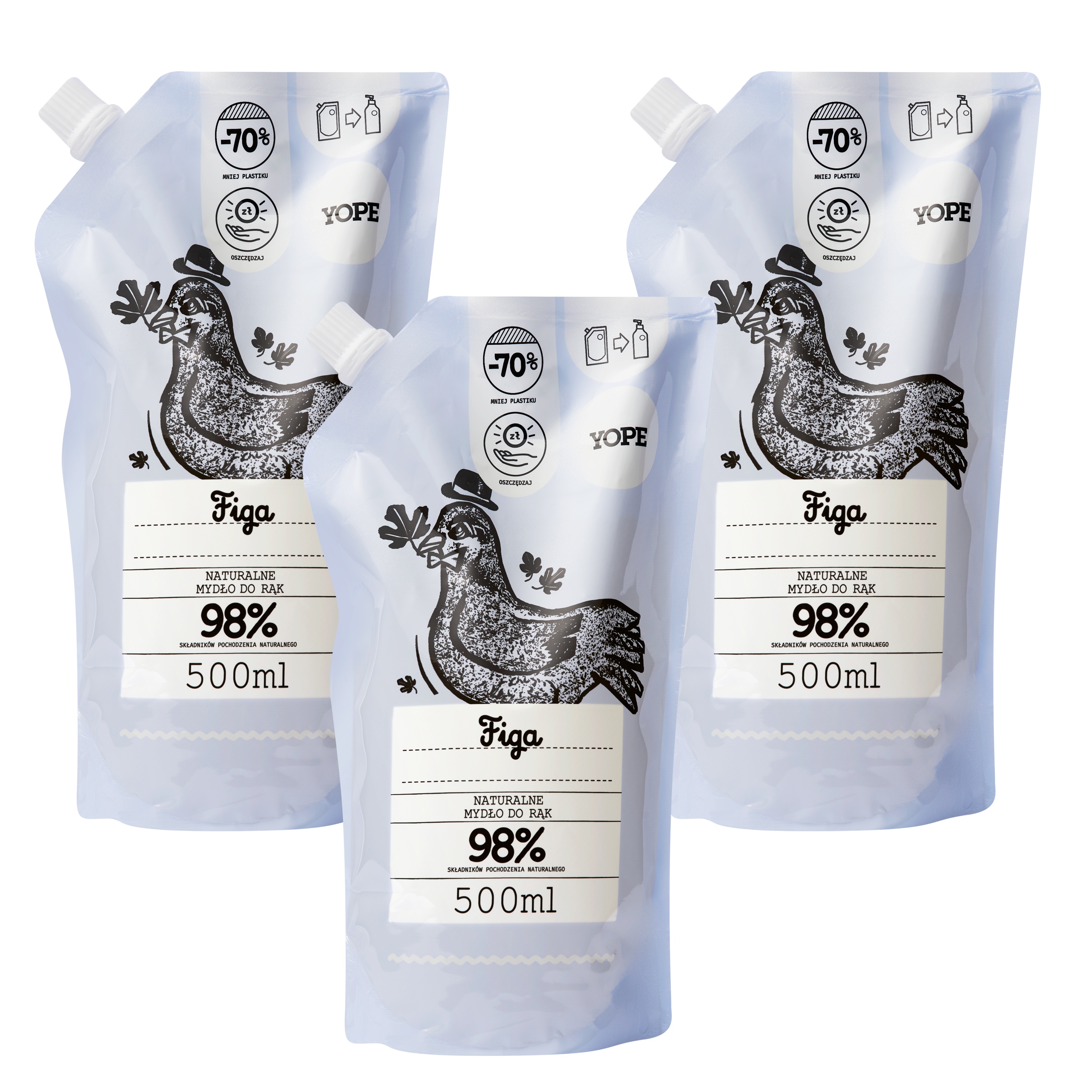 

Yope Refill mydło w płynie Figa 3x500ml