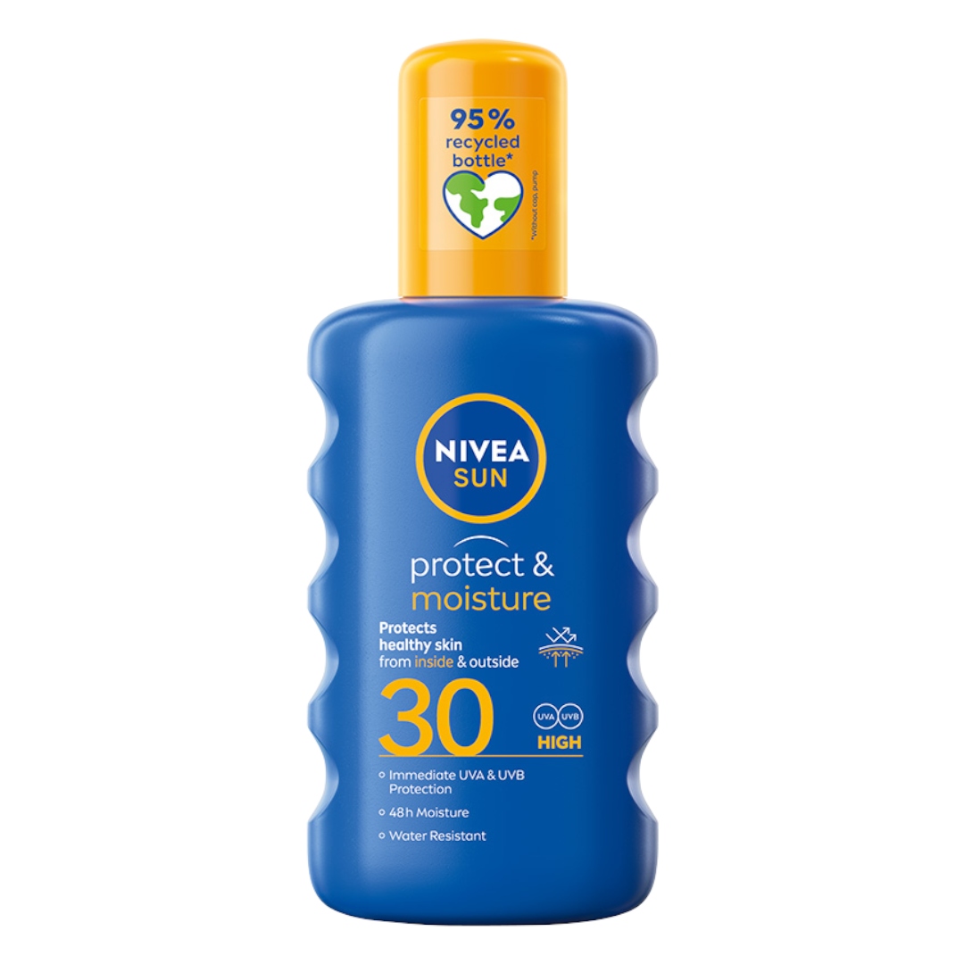 Nivea Sun Protect & Moisture hydratační sprej na opalování Spf 200