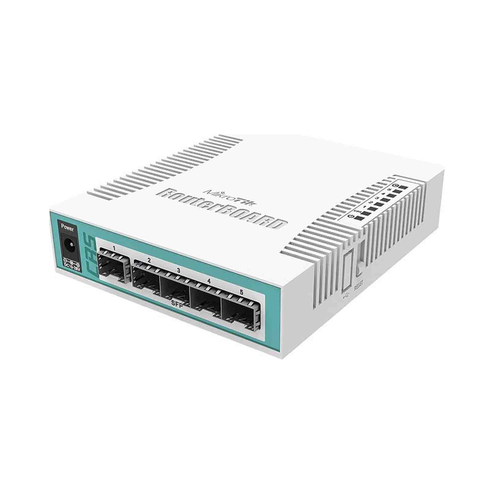 Switch MikroTik CRS106-1C-5S 6 portov biely