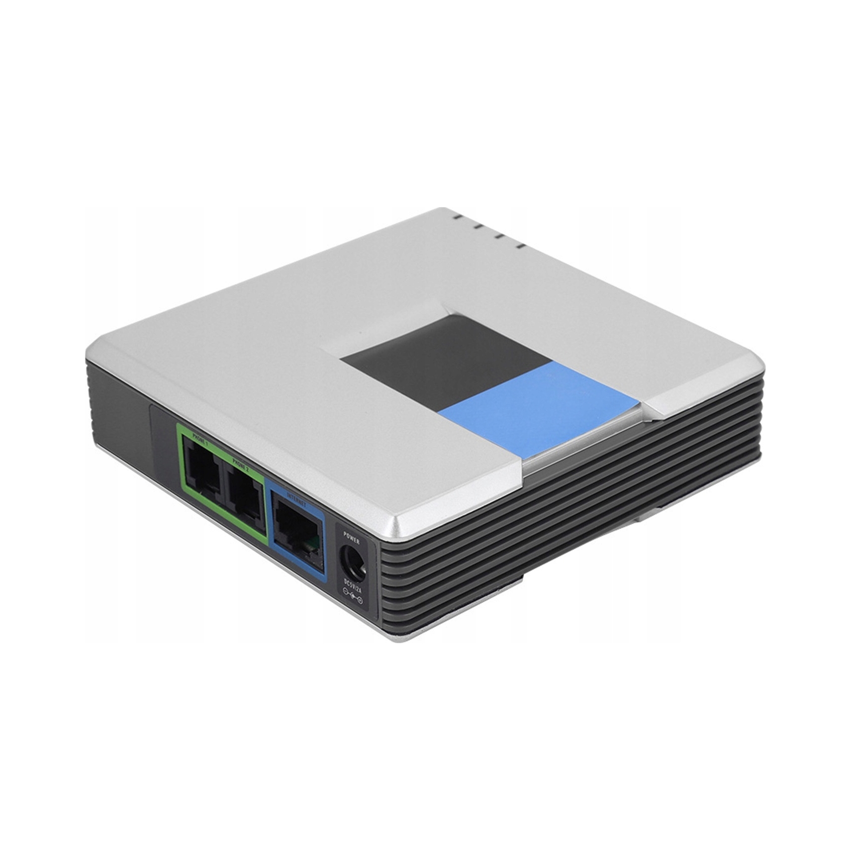 Bramka voip telefon internetowy 2-portowy adapter sip