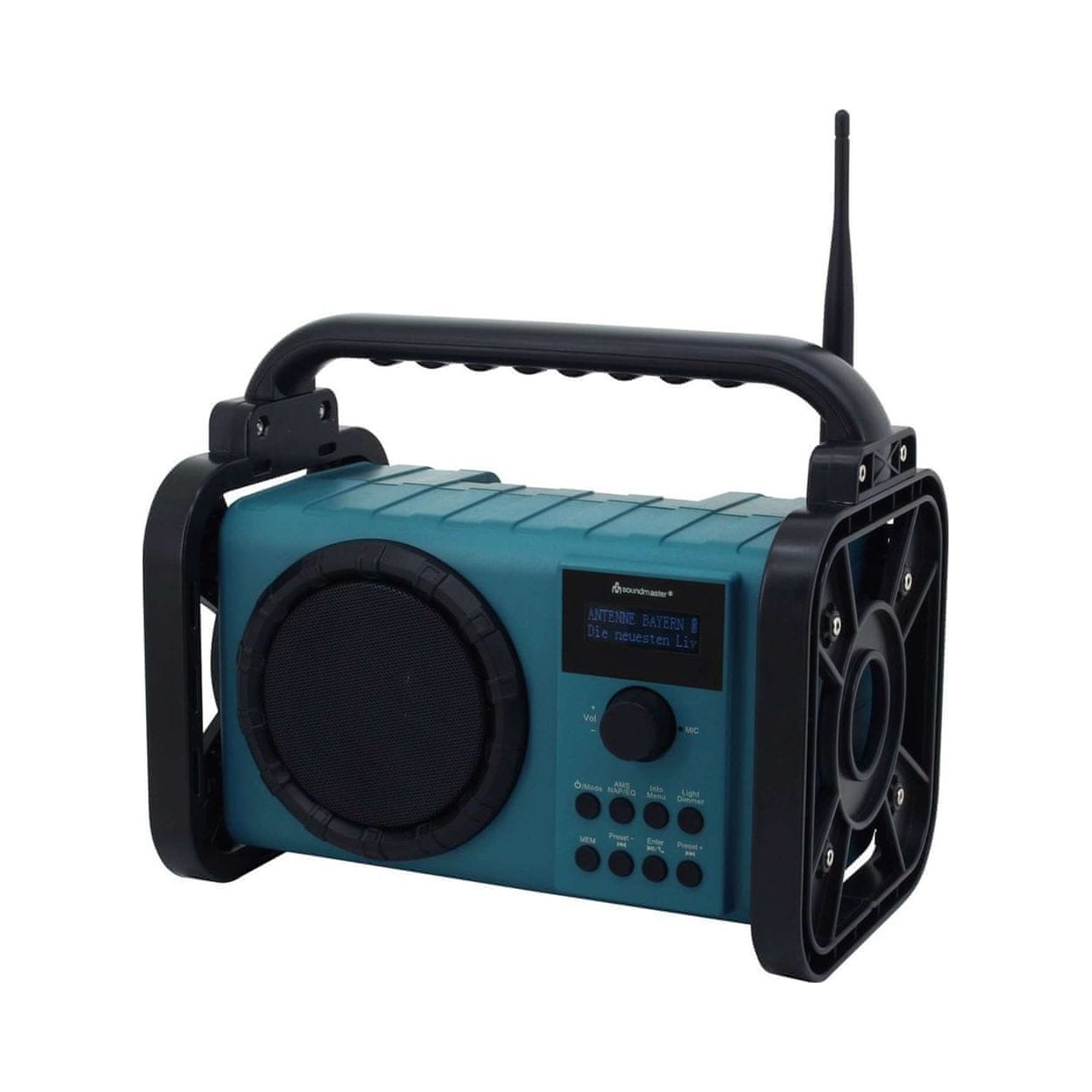 Stavebné rádio Medion akumulátorové Dab+, Fm Soundmaster DAB80 Bluetooth