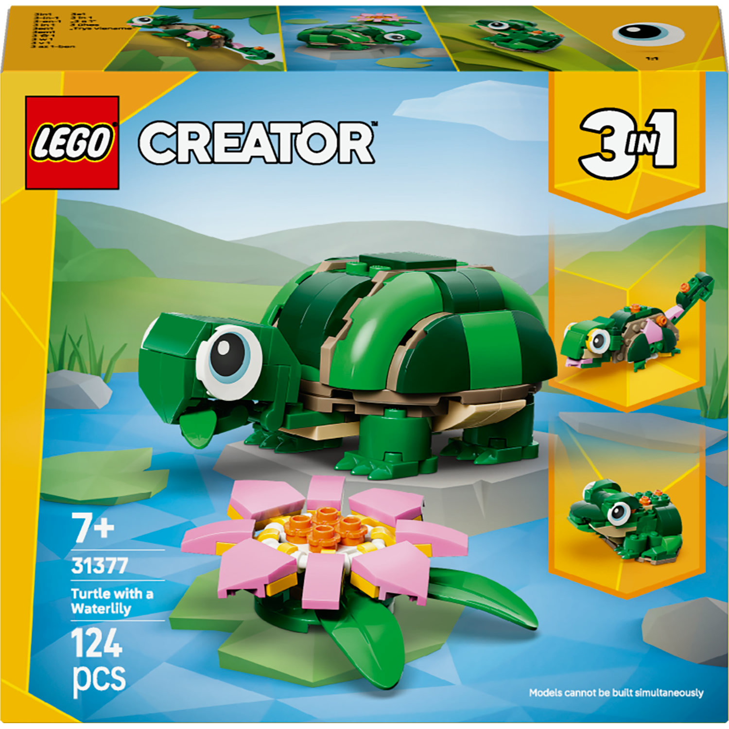 Lego Creator 31377 Żółw I Kwiat LILII Wodnej