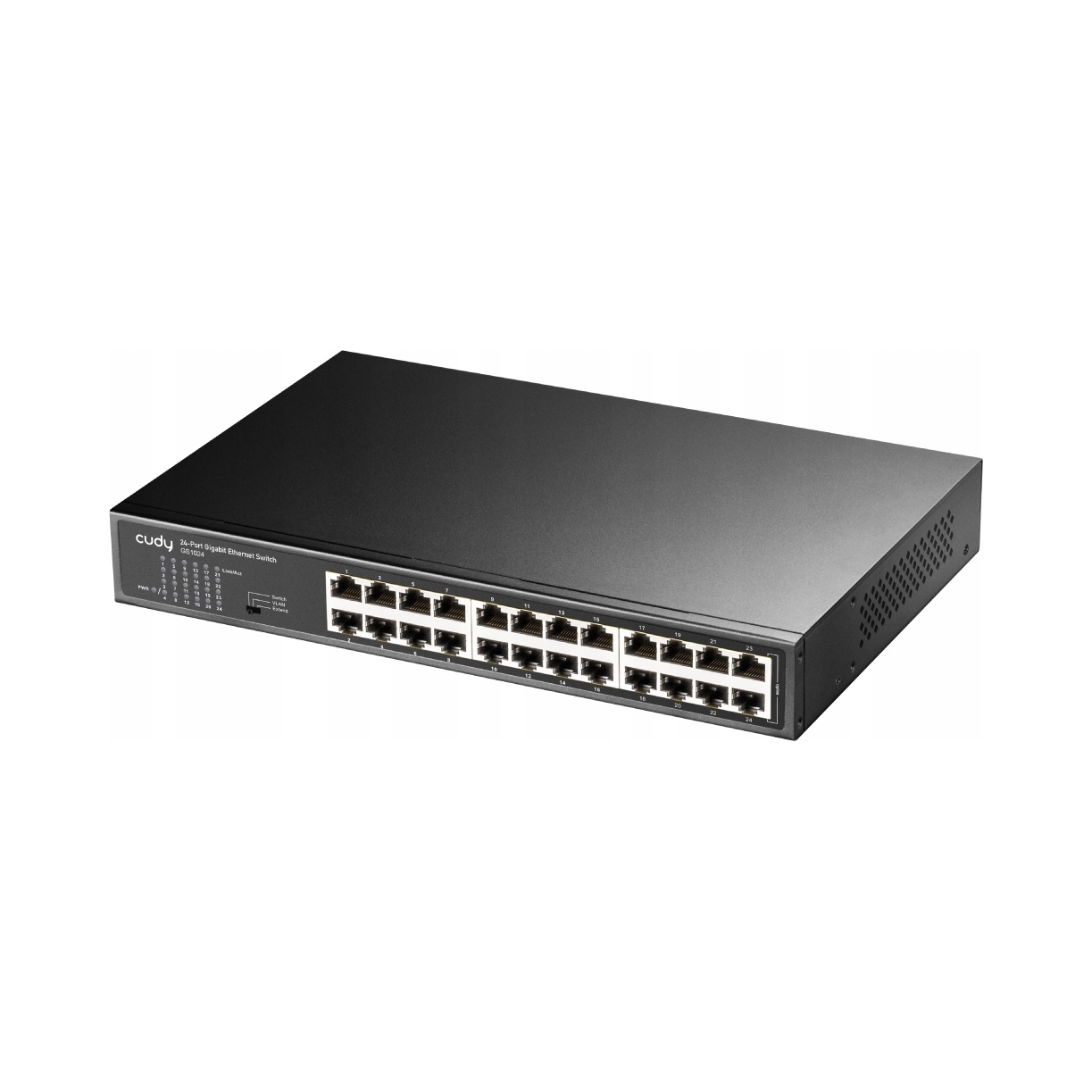 Cudy přepínač GS1024 24xGE, kovové pouzdro