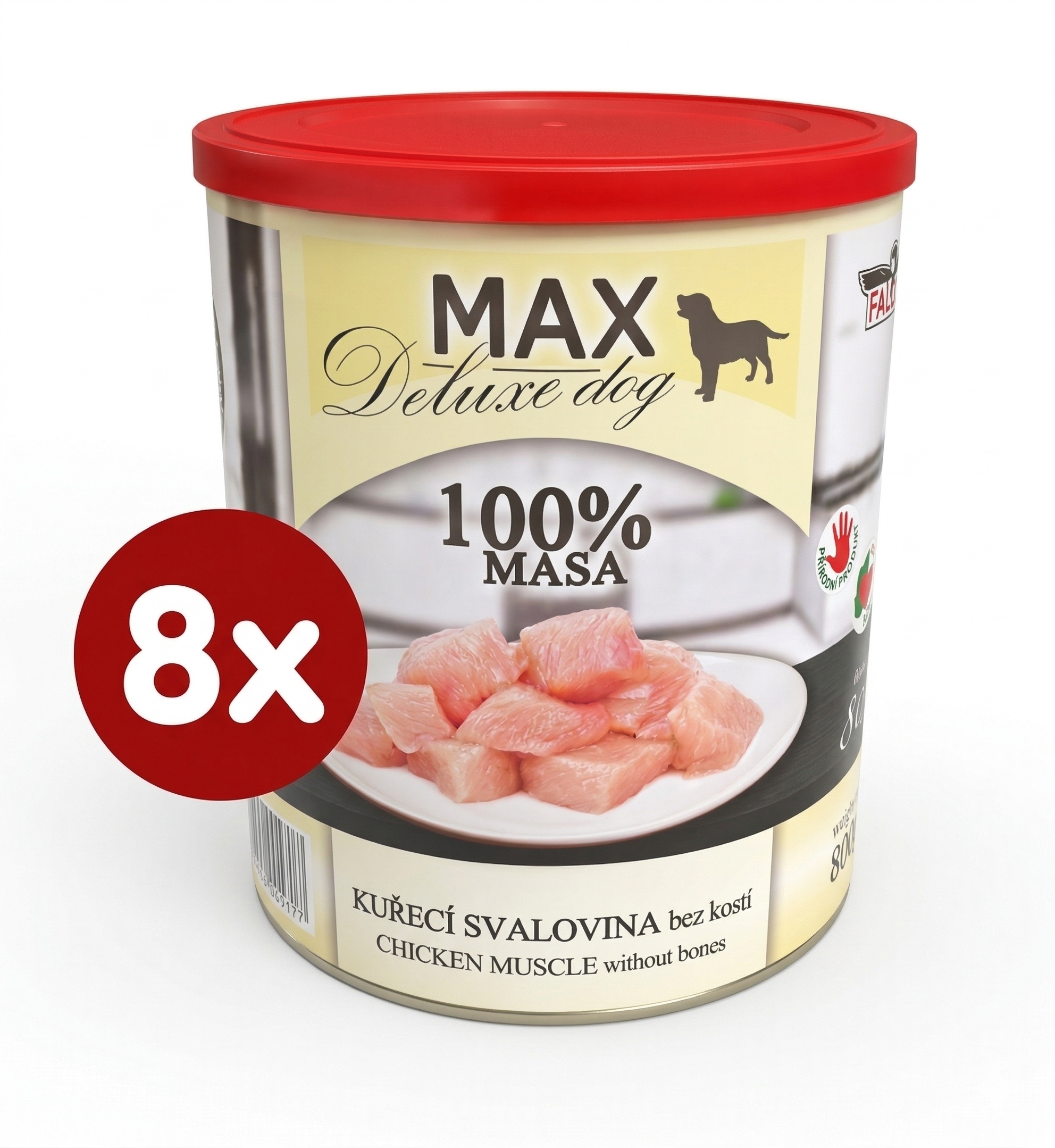 Falco Max kuřecí svalovina bez kosti 8x 800g