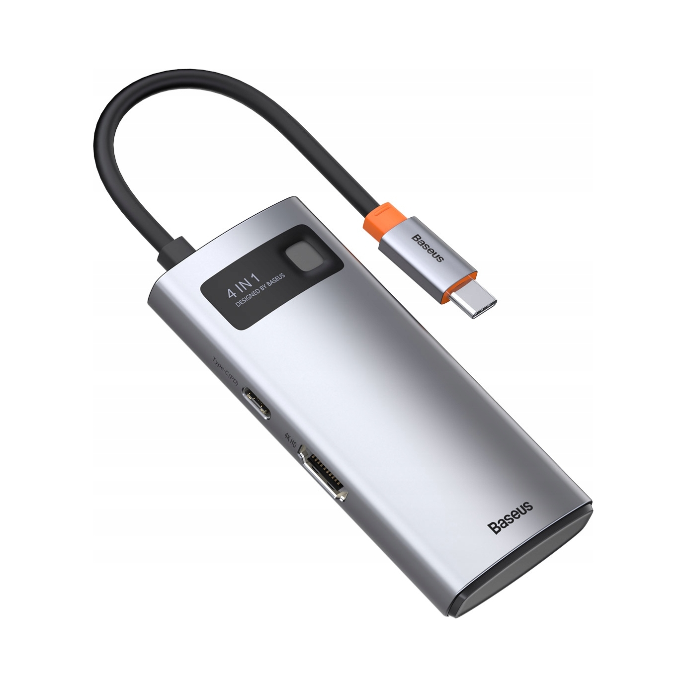 Baseus Metal Gleam 4w1 wielofunkcyjny Hub Usb Typ C Usb Typ C Power Deliv