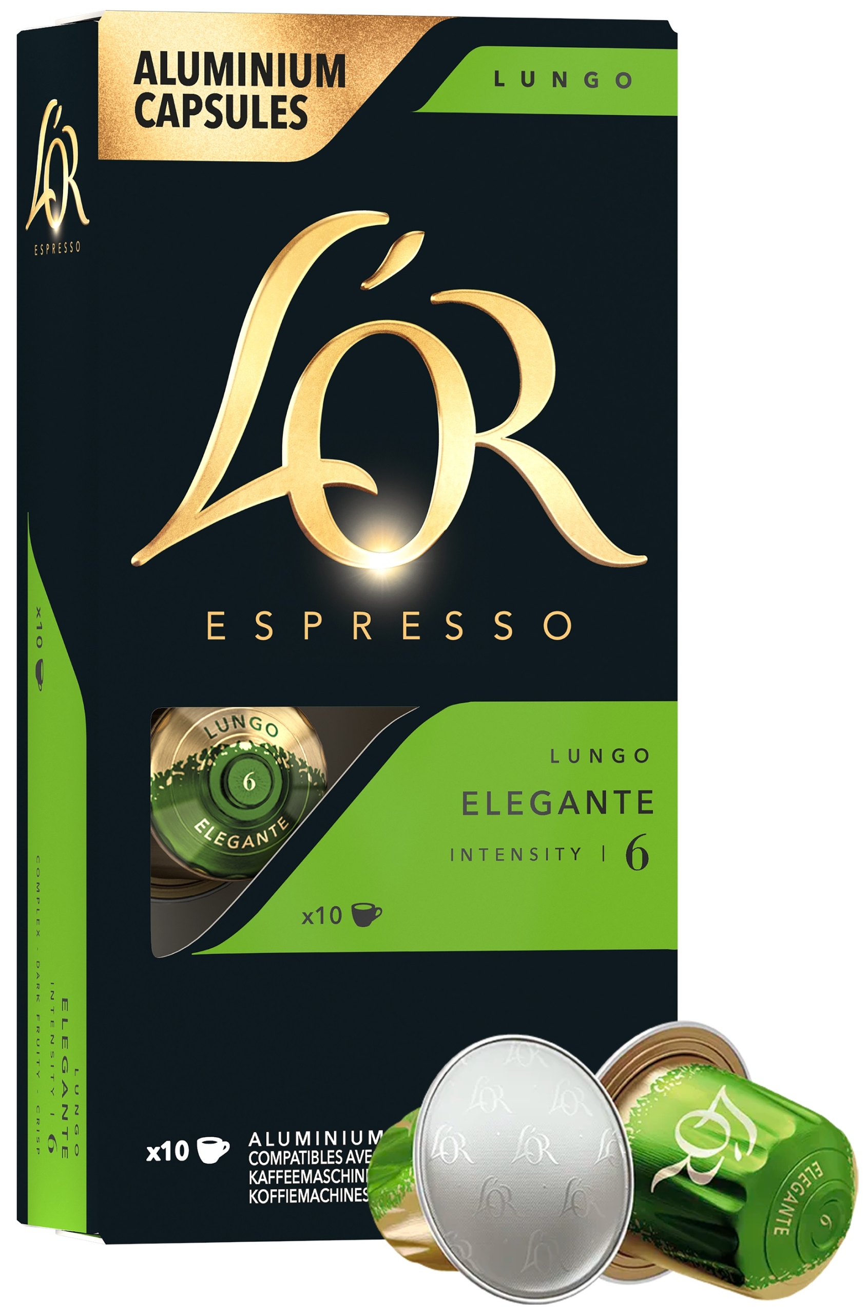 Levně LOr Espresso Lungo Elegante 10 kapslí