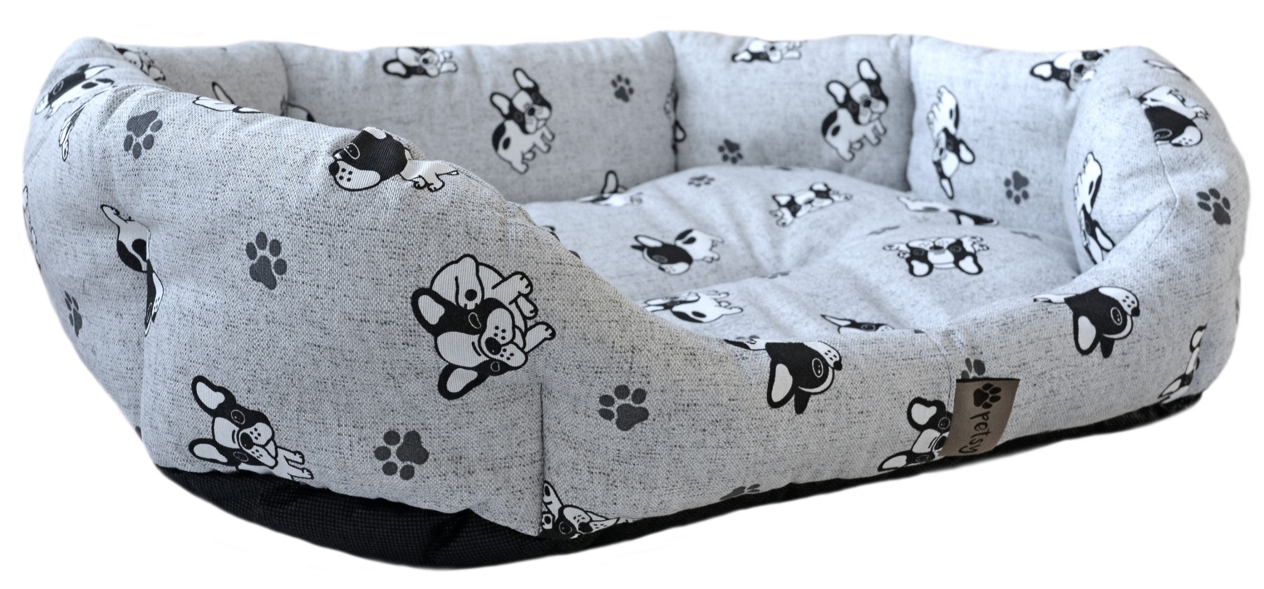 Levně Kotec pro psa, odstíny šedé, 65 cm x 50 cm