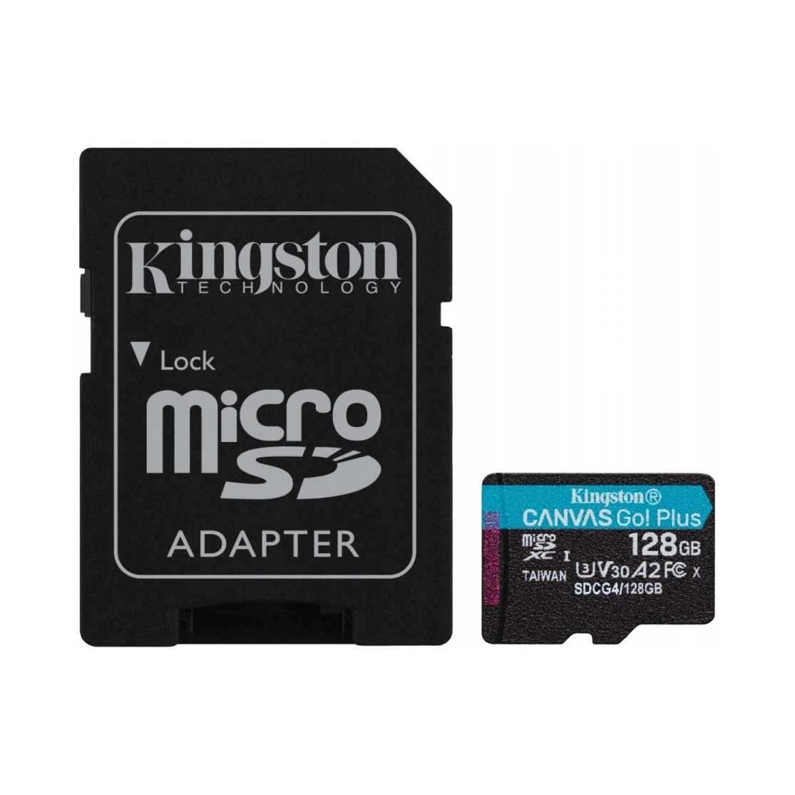 Pamäťová karta Kingston Sd 128 Gb A2 U3 V30 s adaptérom