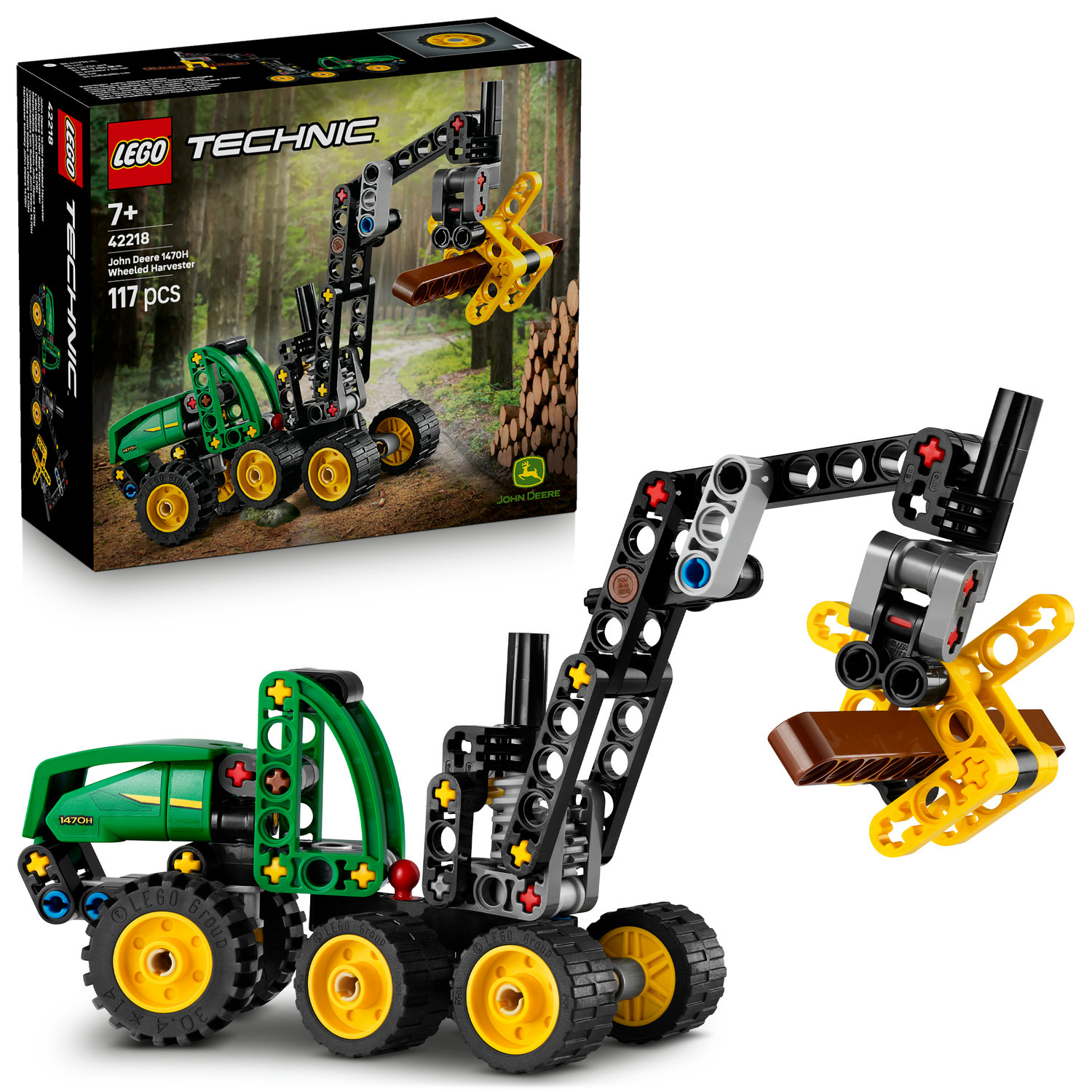 Lego Technic 42218 Harwester kołowy John Deere 1470H