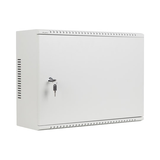 Szafa rack Lanberg 19" 4U+3U 540x200mm, niskoprofilowa, wisząca, szara