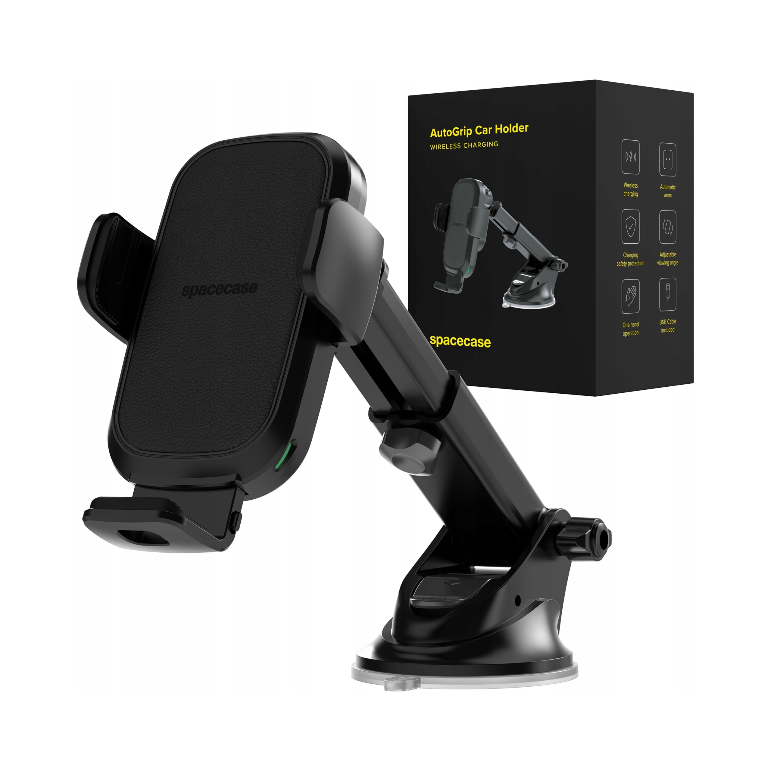 Držák Telefonu Do Auta S Indukční Nabíječkou Na Sklo Do Auta