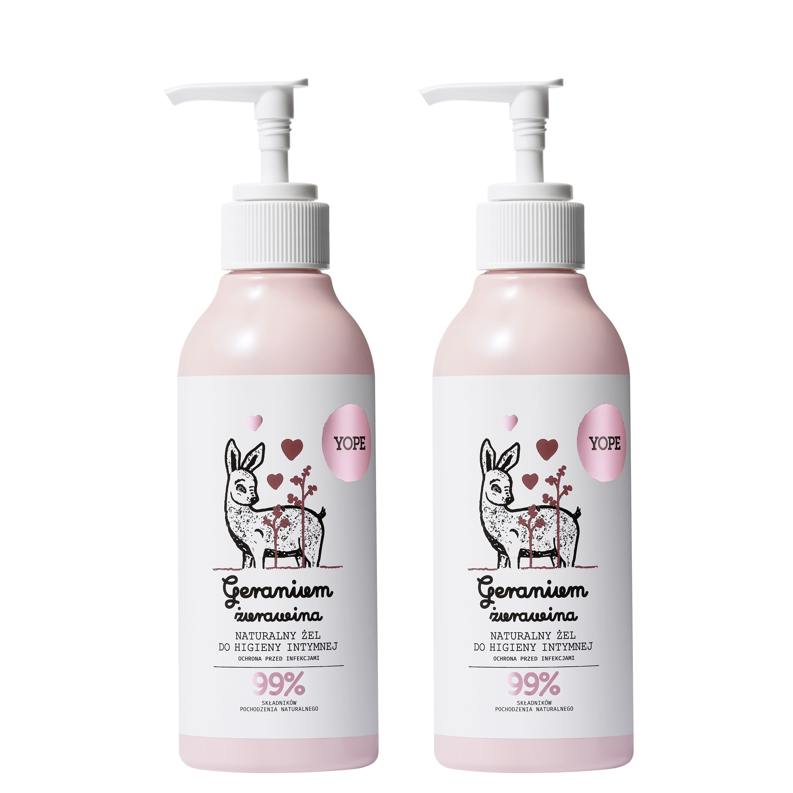 

Yope żel do higieny intymnej Geranium 2x300 ML