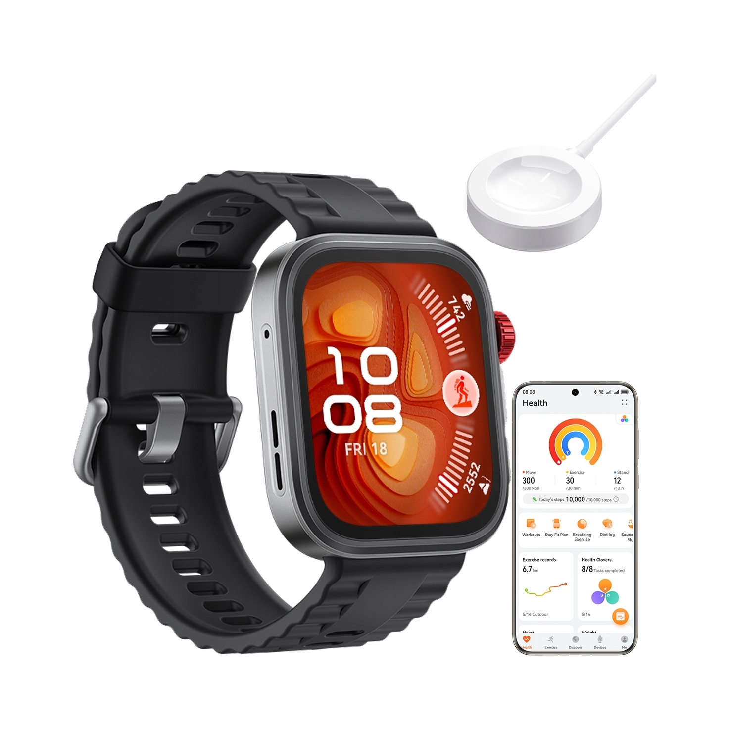 Smart hodinky Huawei Watch Fit 4 Pro Gps 40 mm Amoled 5 Atm čierne