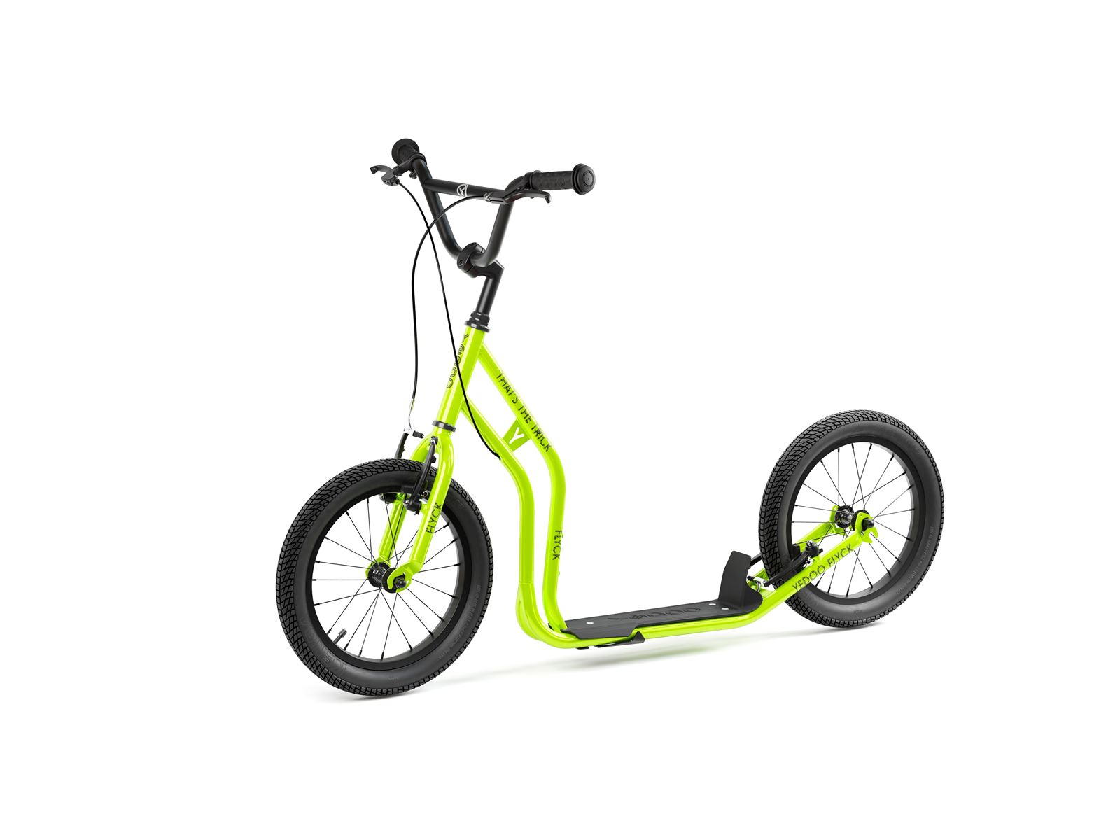 Yedoo dětská koloběžka Yedoo Flyck lime 16"