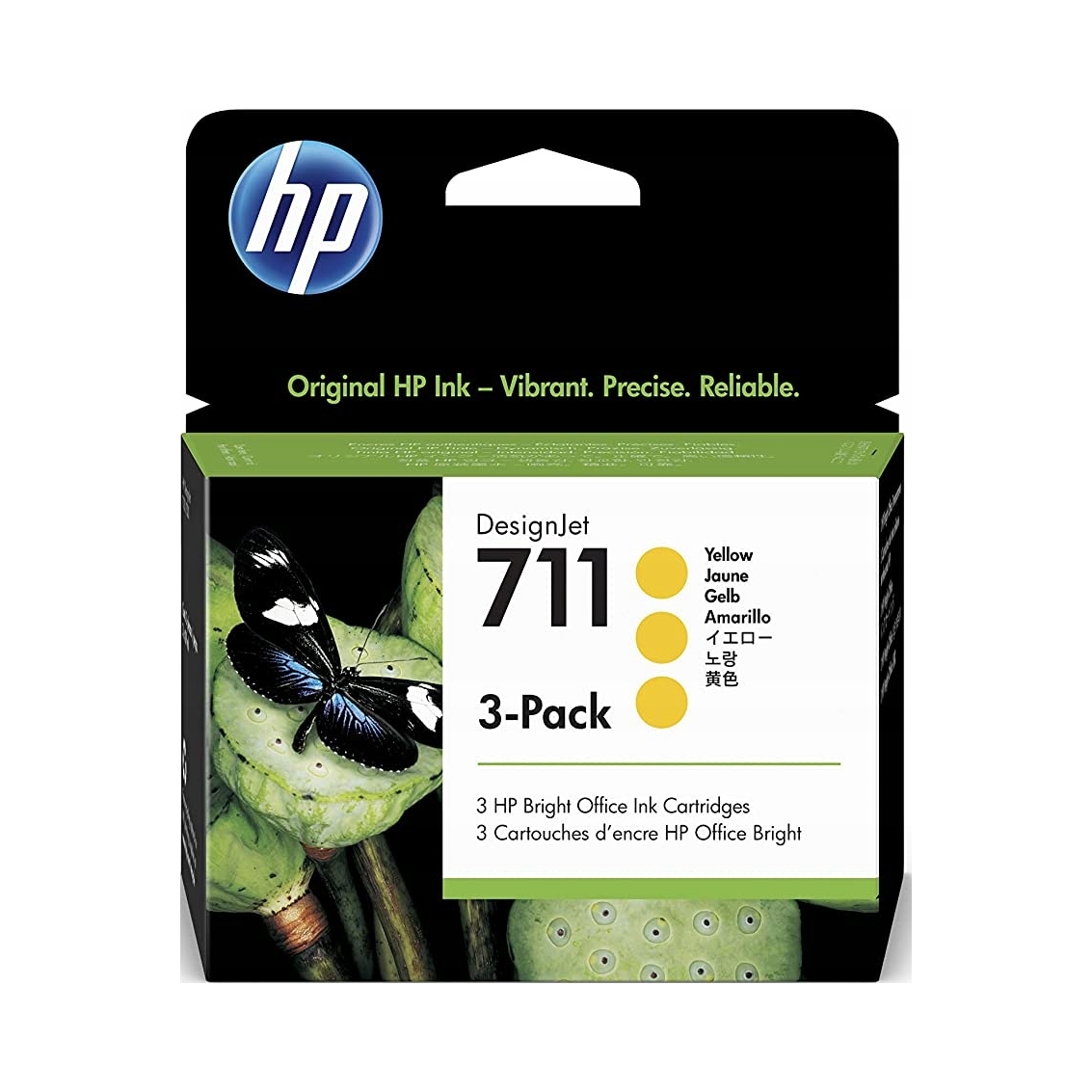 Sada tří inkoustových kazet Hp 711 pro Designjet T120/520 3 x 29 ml