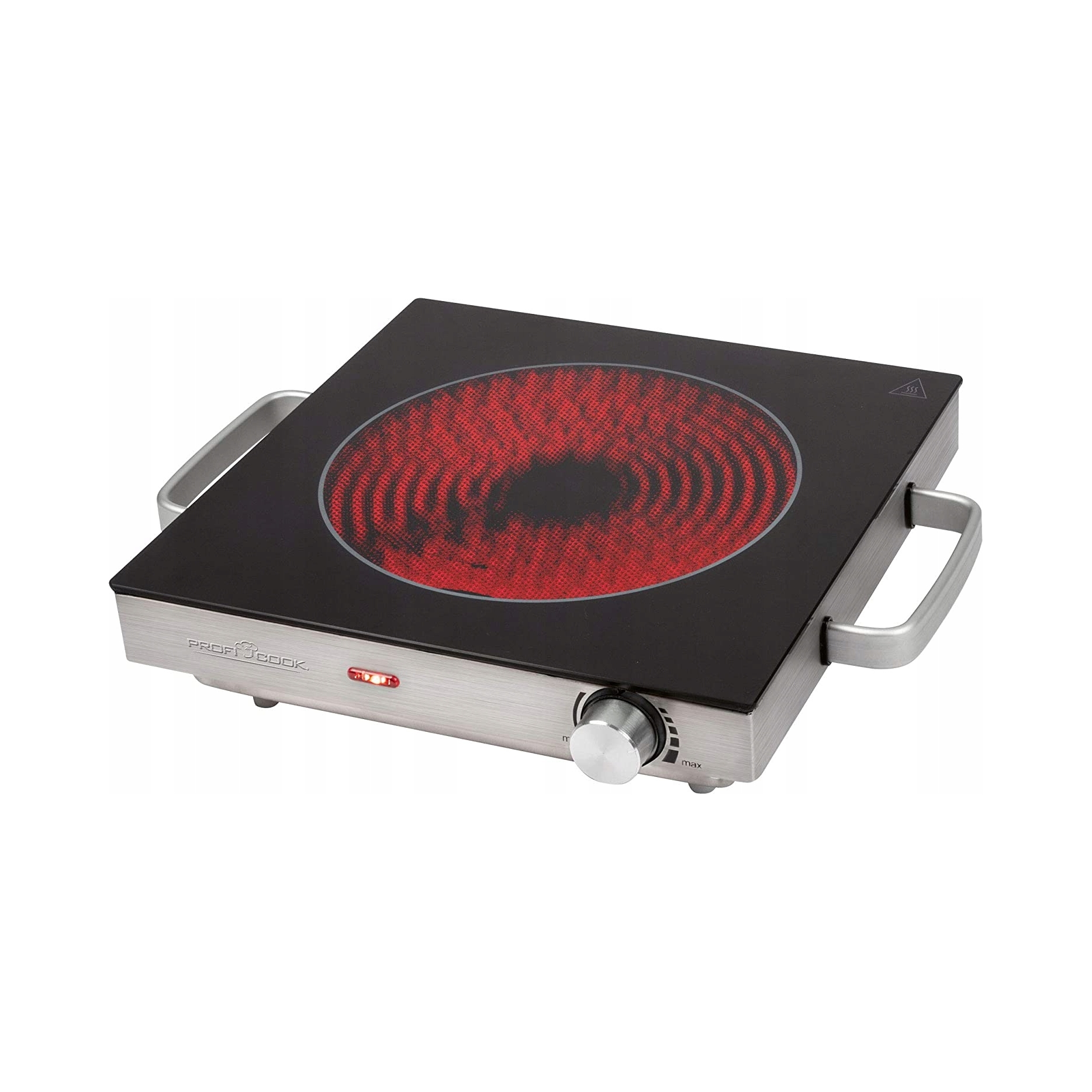 Přenosný vařič Profi Cook elektrický 2000 W sklo 1 pole