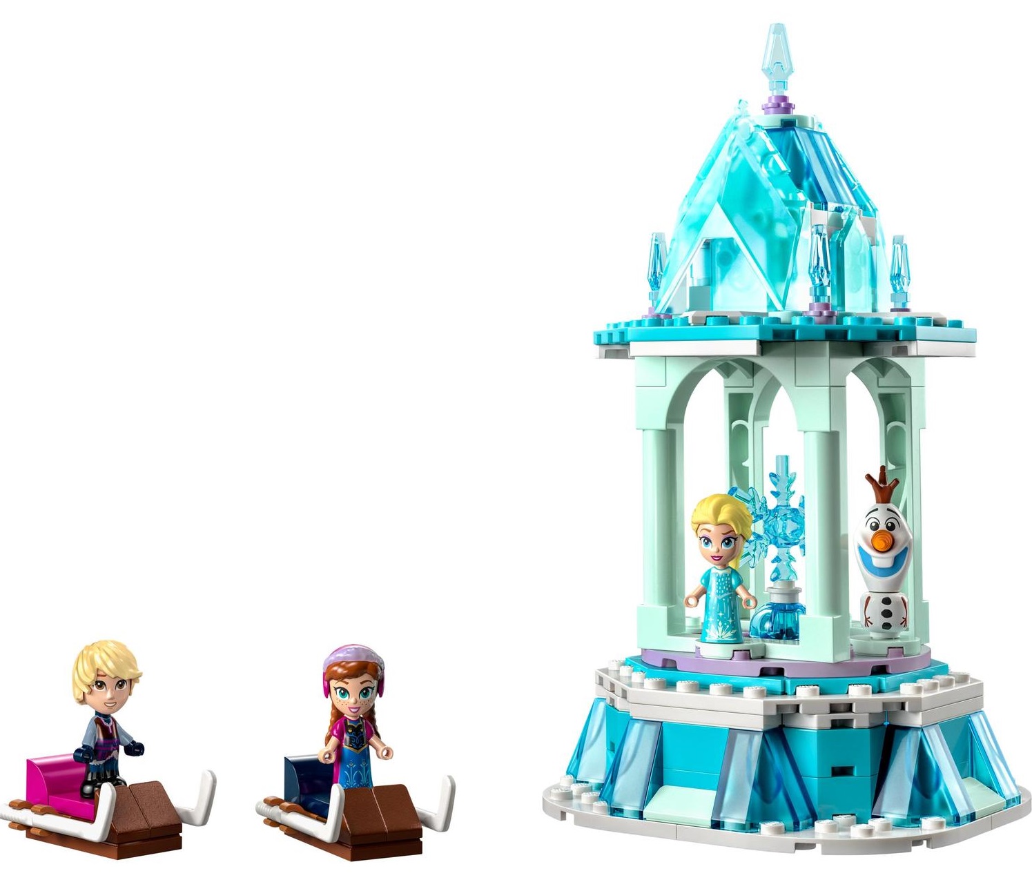 LEGO Disney 43218 Magiczna karuzela Anny i Elsy Płeć dziewczynki