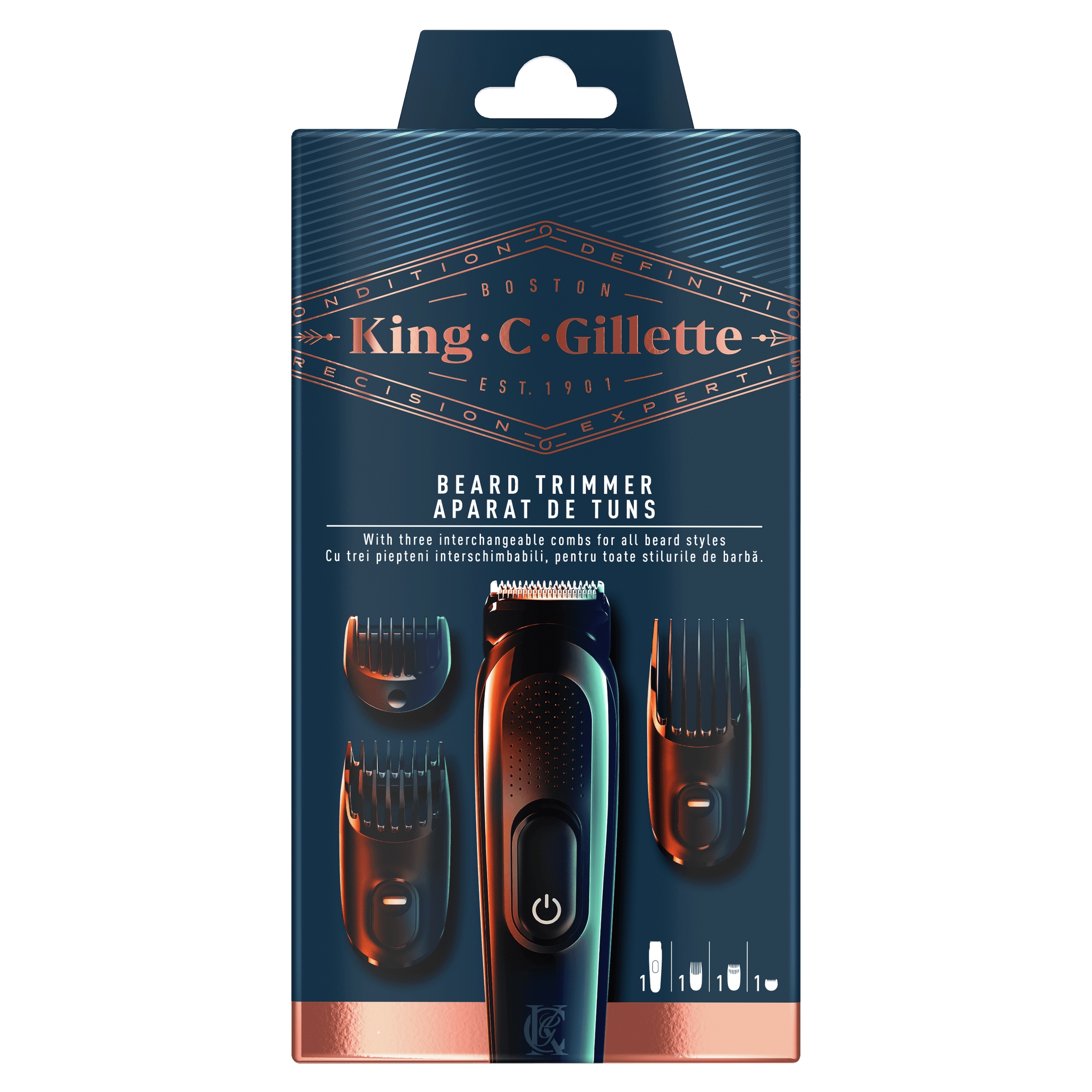 

King C. Gillette Bezprzewodowy trymer do zarostu