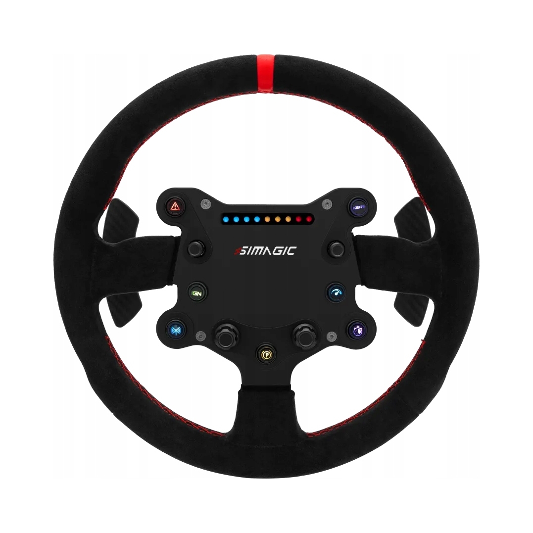 SIMAGIC Kierownica GTS do symulacji GT, wykończenie zamszowe — 3