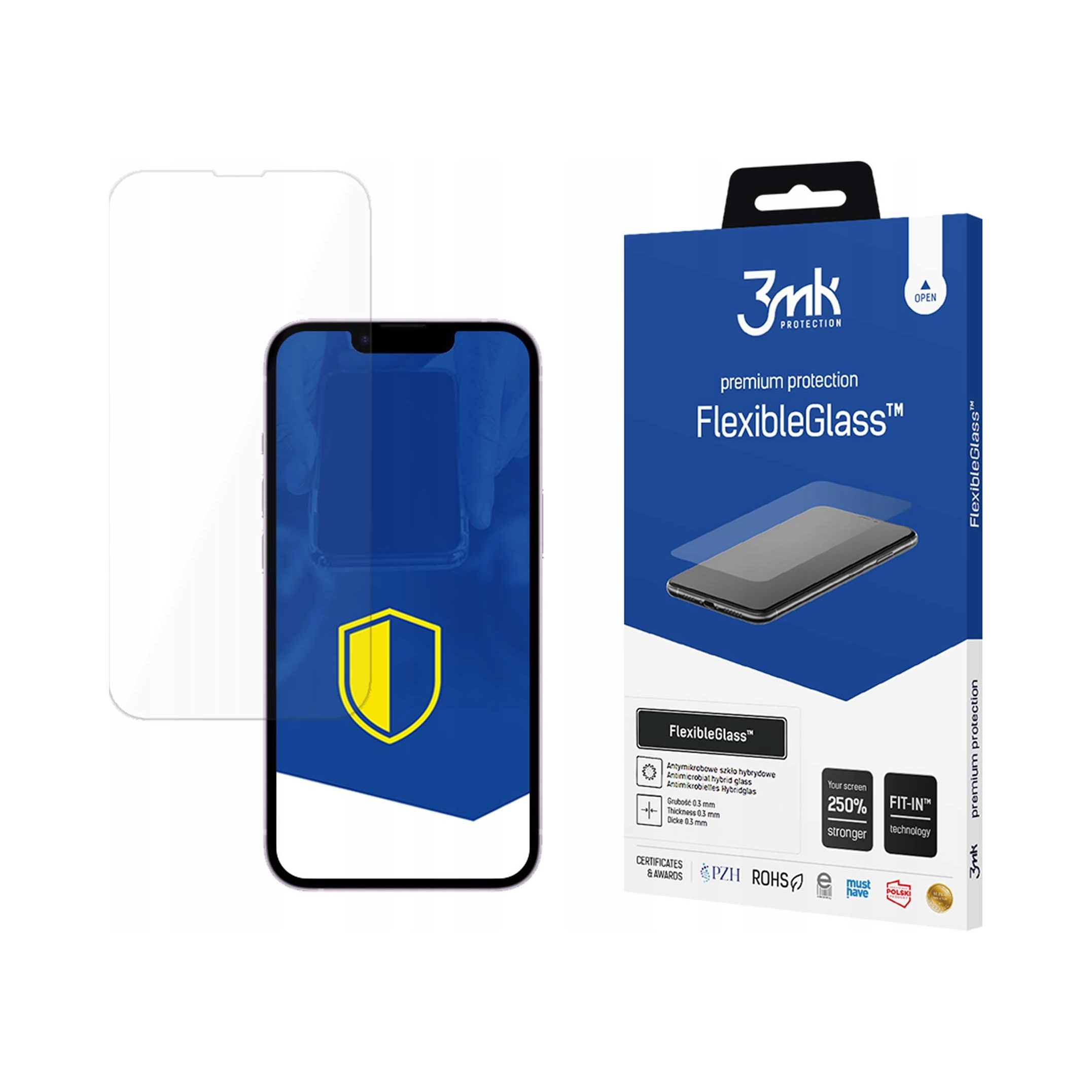 Szkło hybrydowe 3mk FlexibleGlass™ na iPhone 16e 3mk Protection