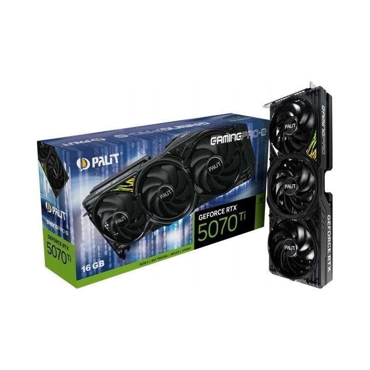 Karta graficzna NVIDIA Palit GeForce RTX 5070 Ti GamingPro-S 16 GB