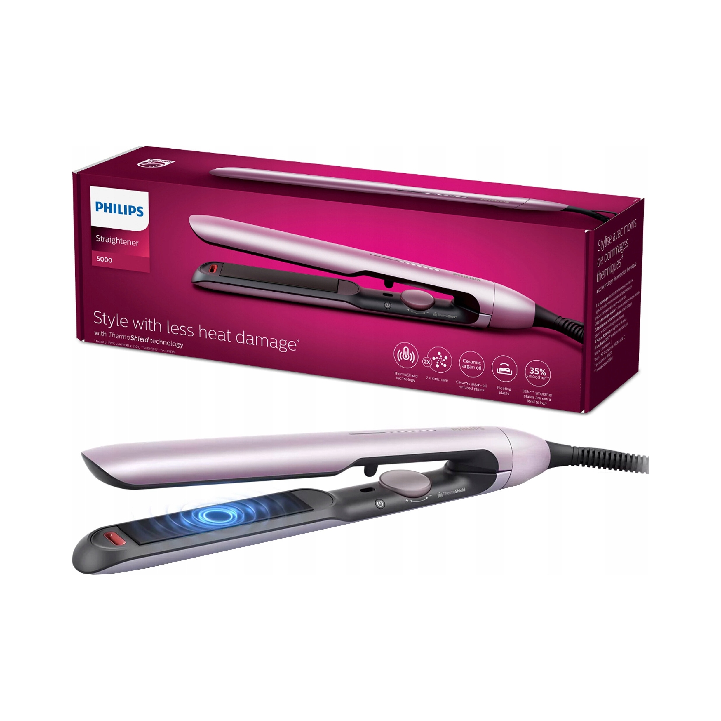 Prostownica Philips BHS530/00 Podwójna Jonizacja