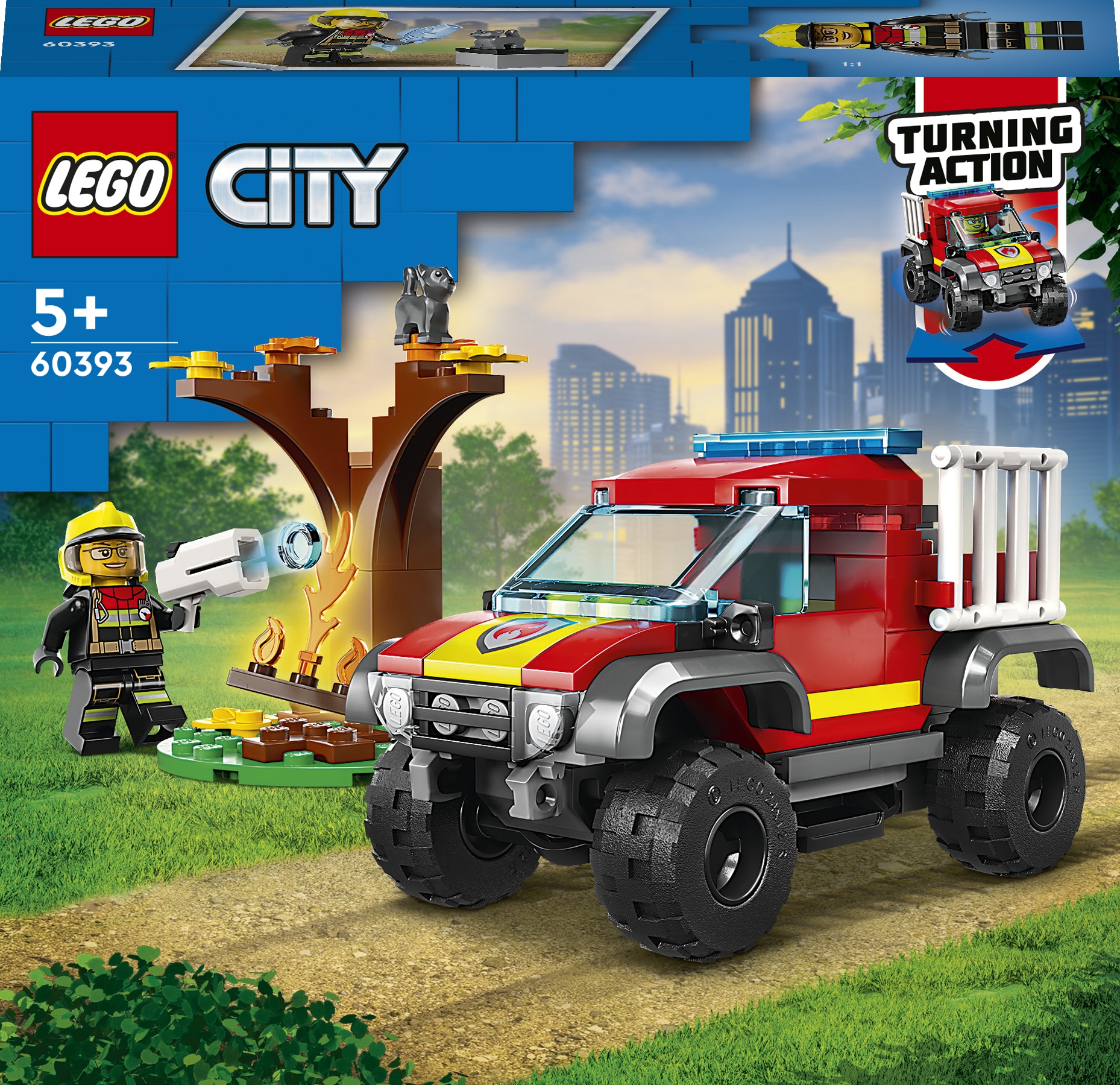 

Lego City 60393 Wóz strażacki 4x4 misja ratunkowa
