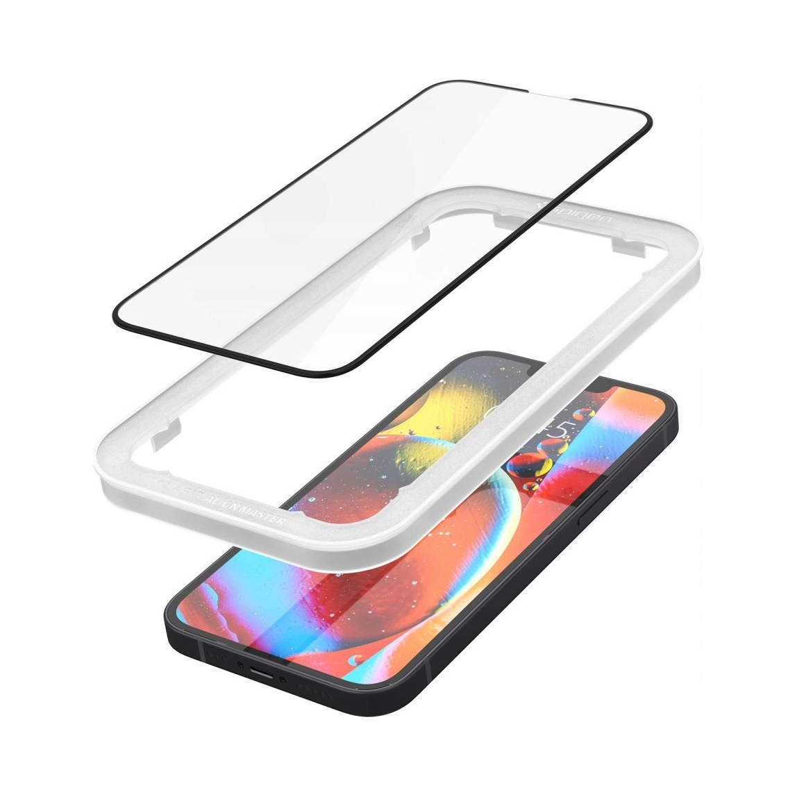 Tvrdené sklo Spigen Glas.tR Ez Fit na iPhone 13 13 Pro 14 /16e