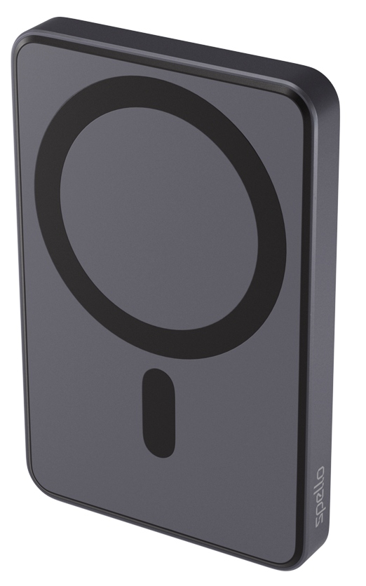 Spello ForcePack Alu 5000mAh magnetická bezdrátová powerbanka SM51 šedá