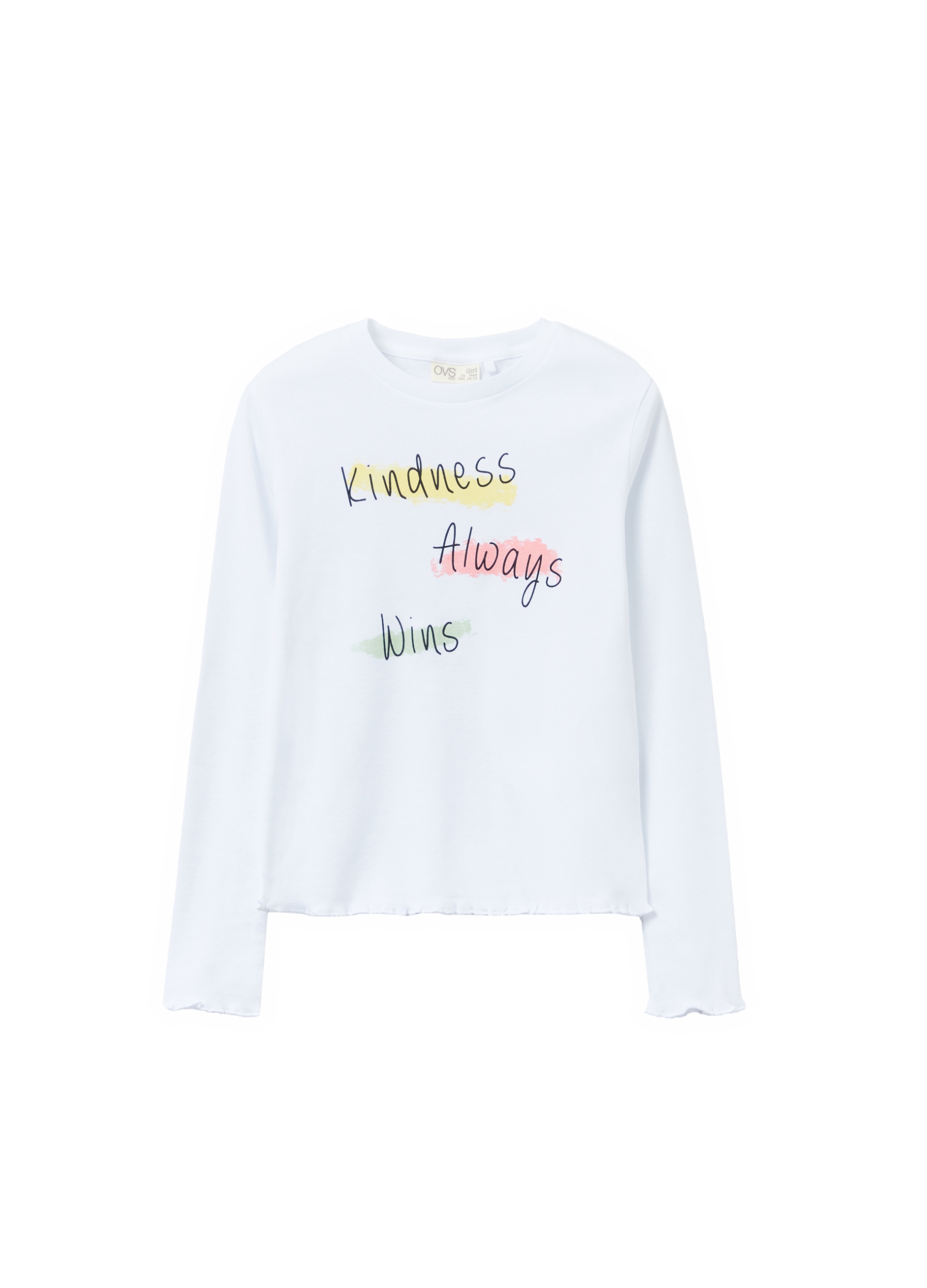 

T-shirt dla dziewczynek Ovs 1278909 biały r.170
