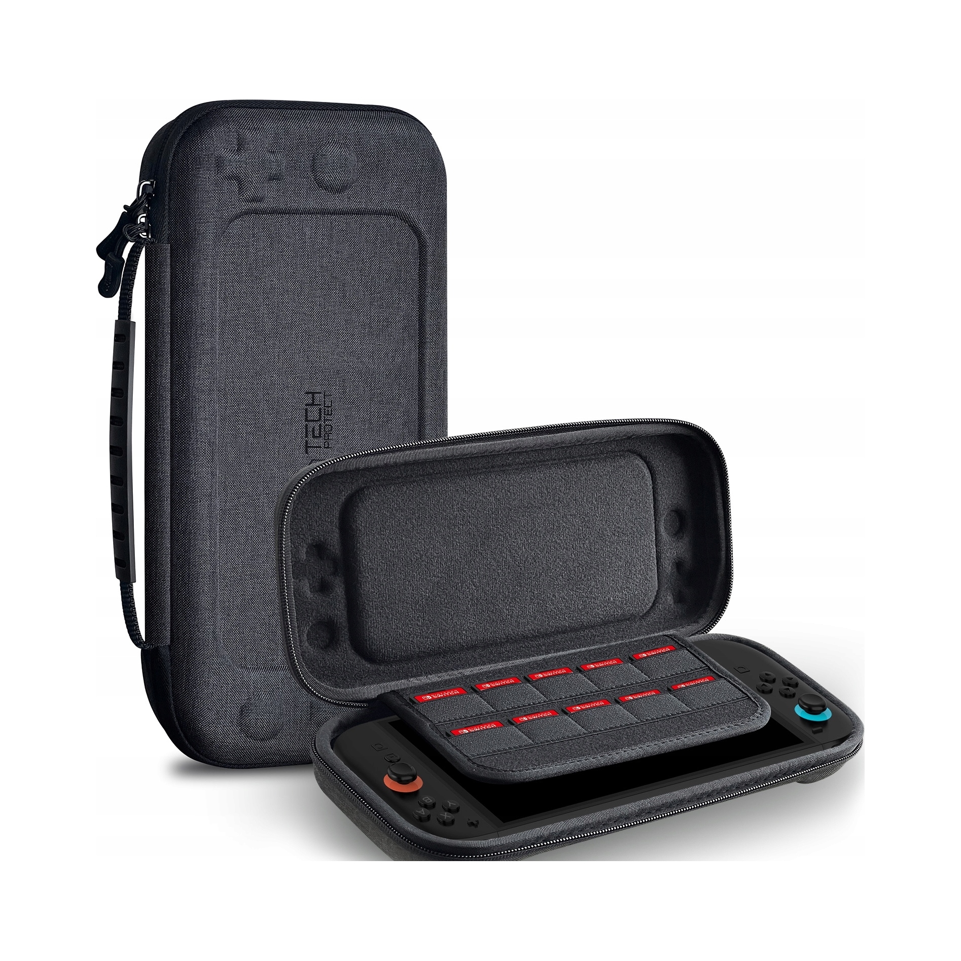Etui Tech-protect do Nintendo Switch 2 z kieszenią na 10 gier