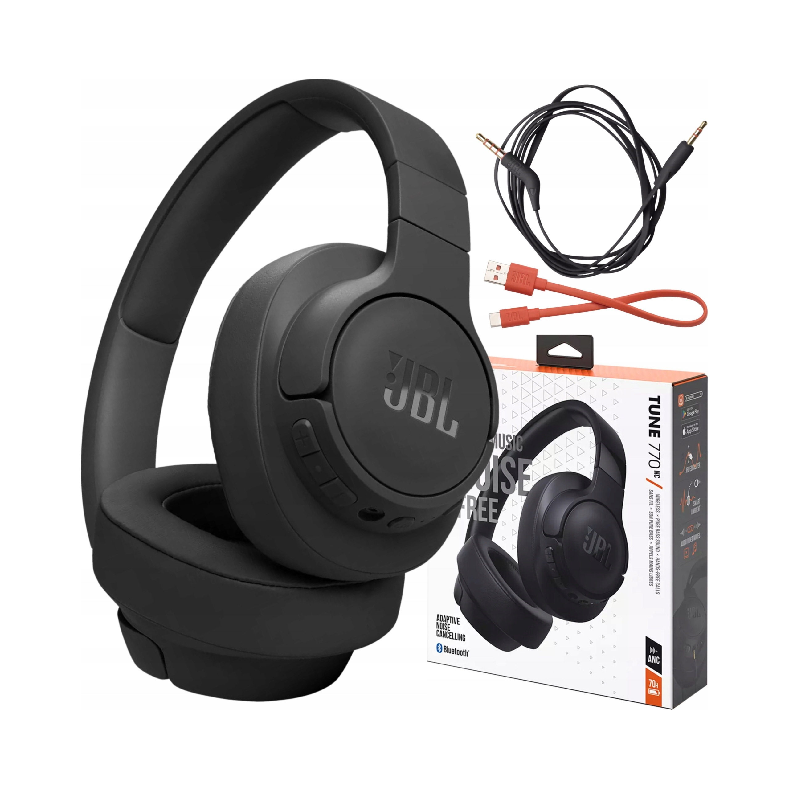 Słuchawki bezprzewodowe nauszne Jbl Tune 770NC