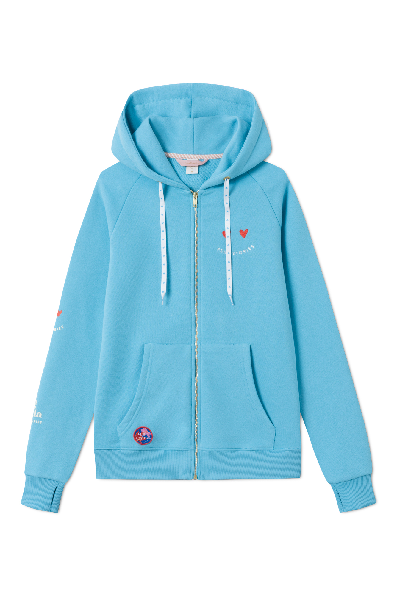 

Bluza damska Femi Stories Harun Niebieski Lblu r.S