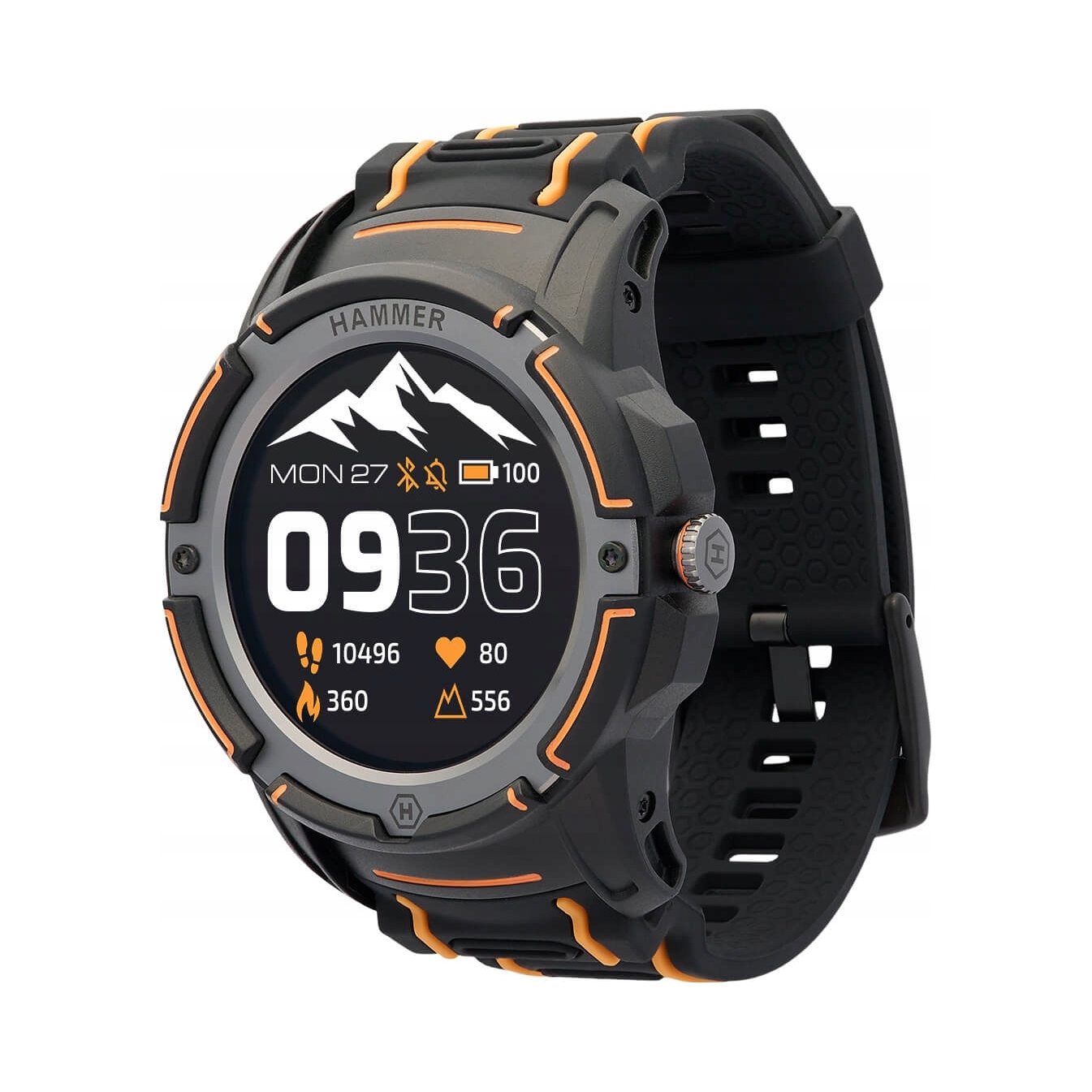 Chytré Hodinky Hammer Watch Plus, černé