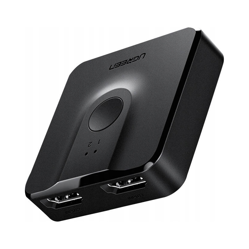 UGREEN ПЕРЕКЛЮЧАТЕЛЬ СПЛИТТЕР 2В1 HDMI 2.0 4K@60 ГЦ 20 СМ