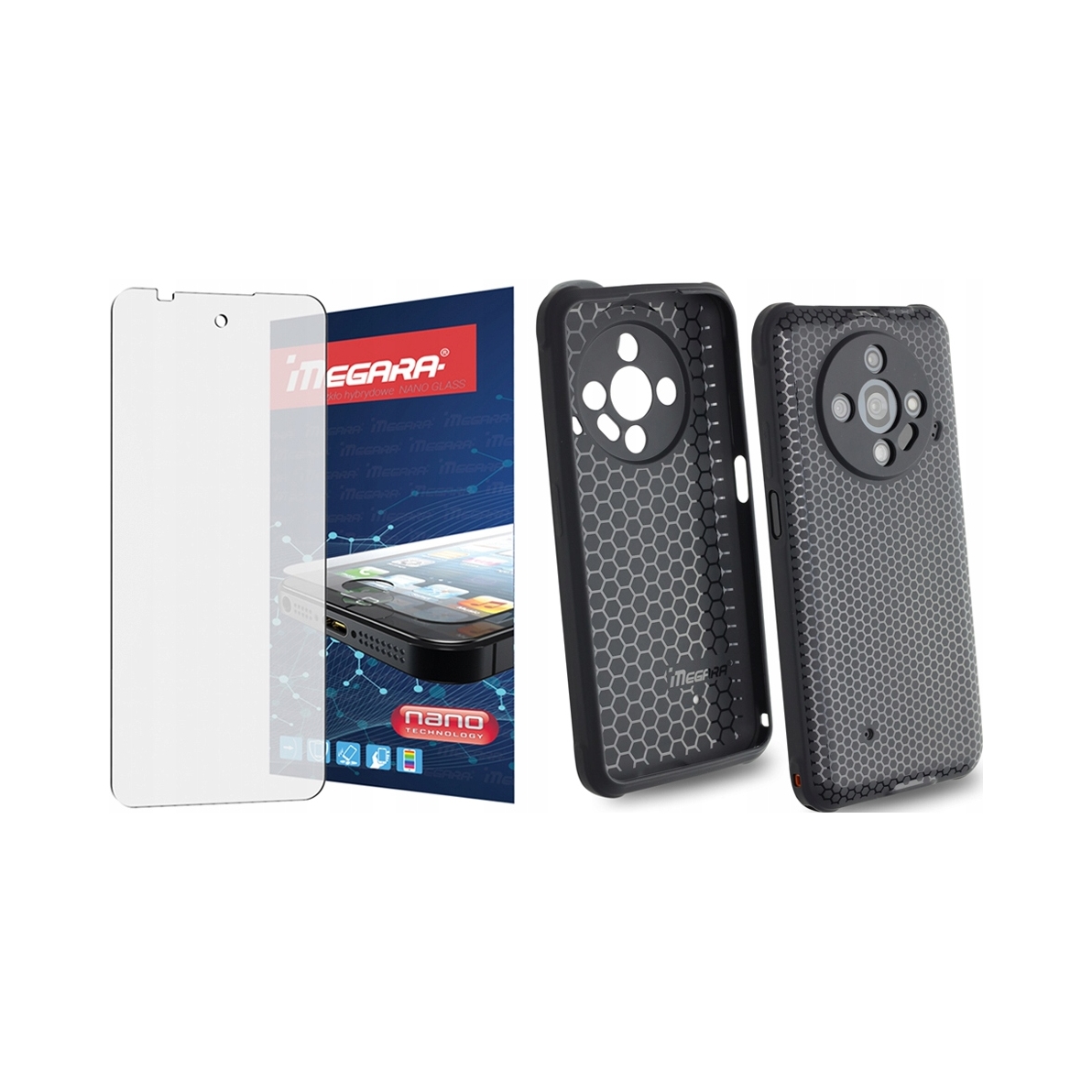 Sklo pro Hammer Iron 6 6,56 pouzdro matné černé Tpu