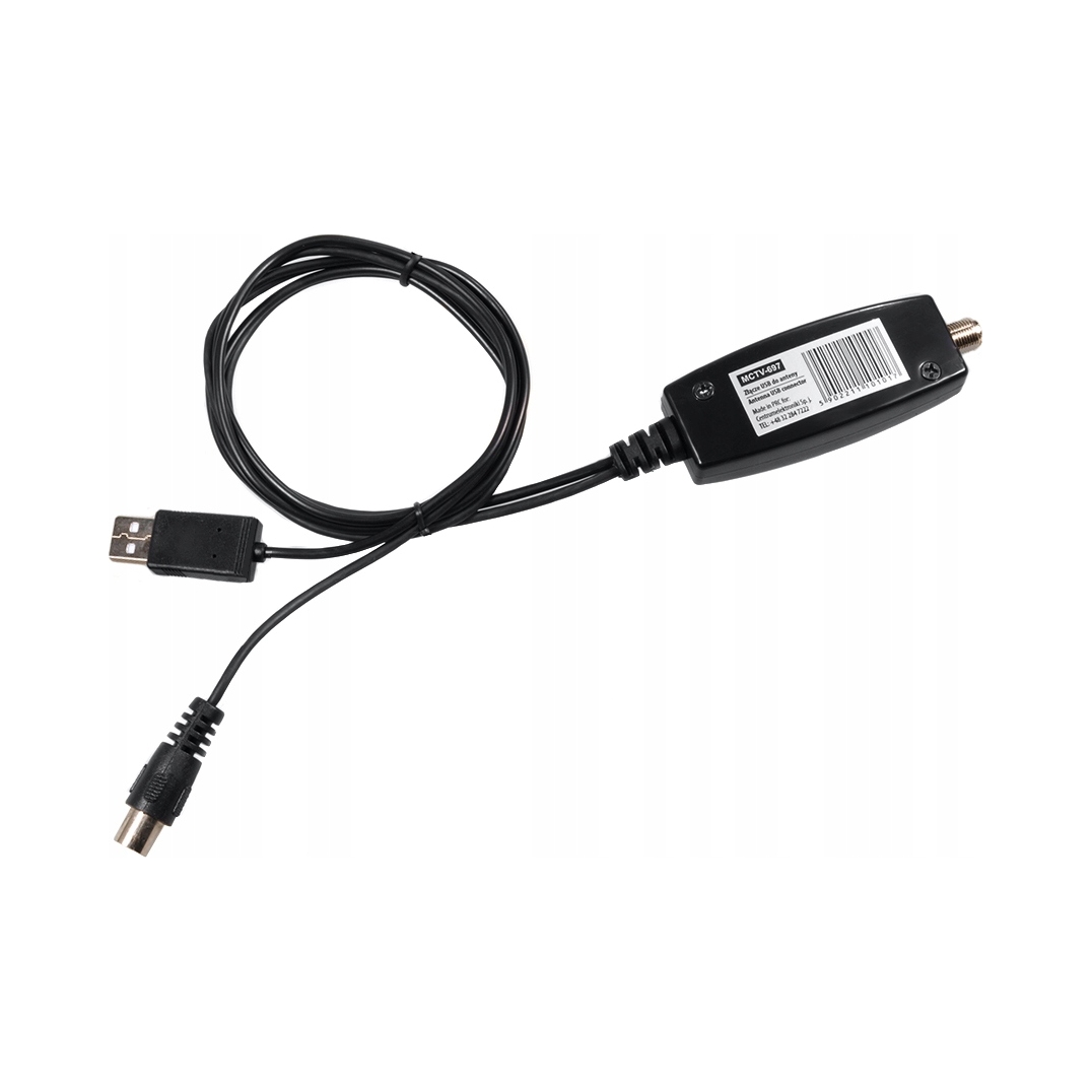 Адаптер USB разъем для антенны DVB-T Maclean, 5В, MCTV-697
