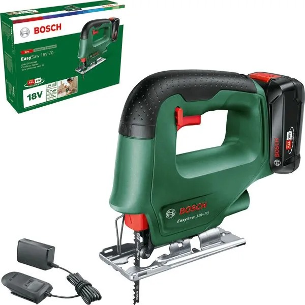 Bosch Sada Přímočarých Pil EasySaw 18V-70, Baterie Pba 2.5Ah All 18V, Komplet