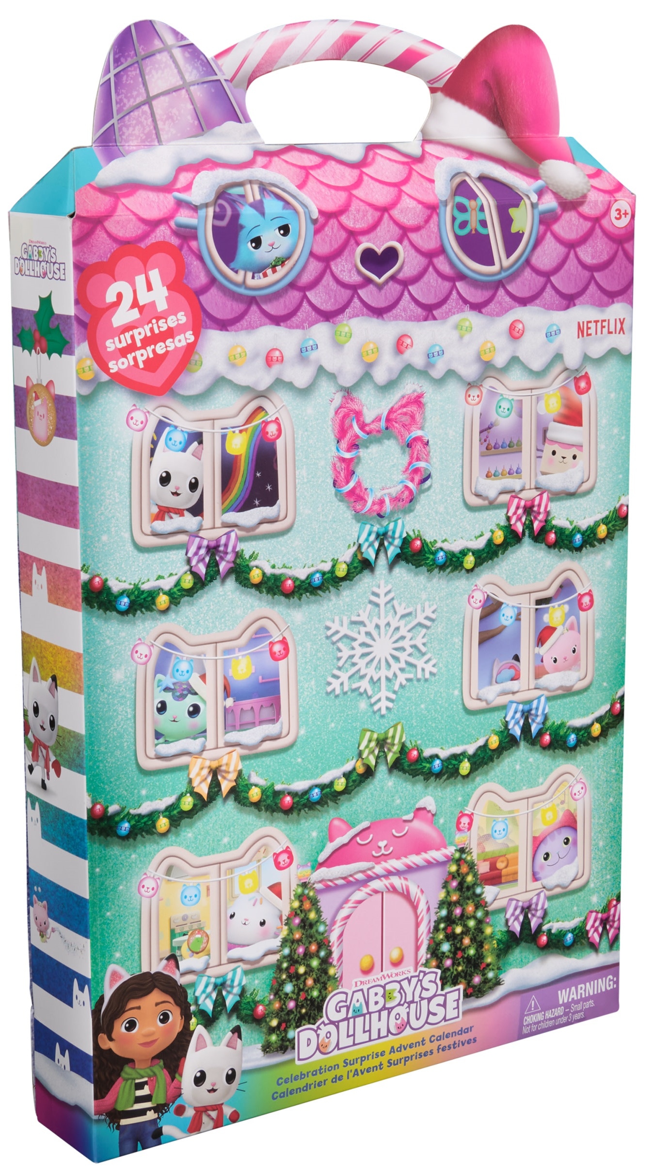 Адвент-календарь Gabby's Dollhouse Celebration Surprise, фигурки и украшения, от 3 лет — фото 5