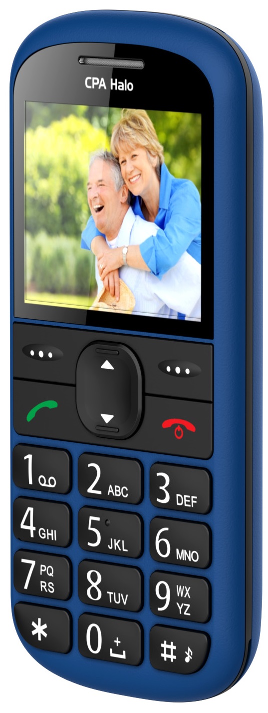 Cpa Halo 21 Senior modrý s nabíjecím stojánkem