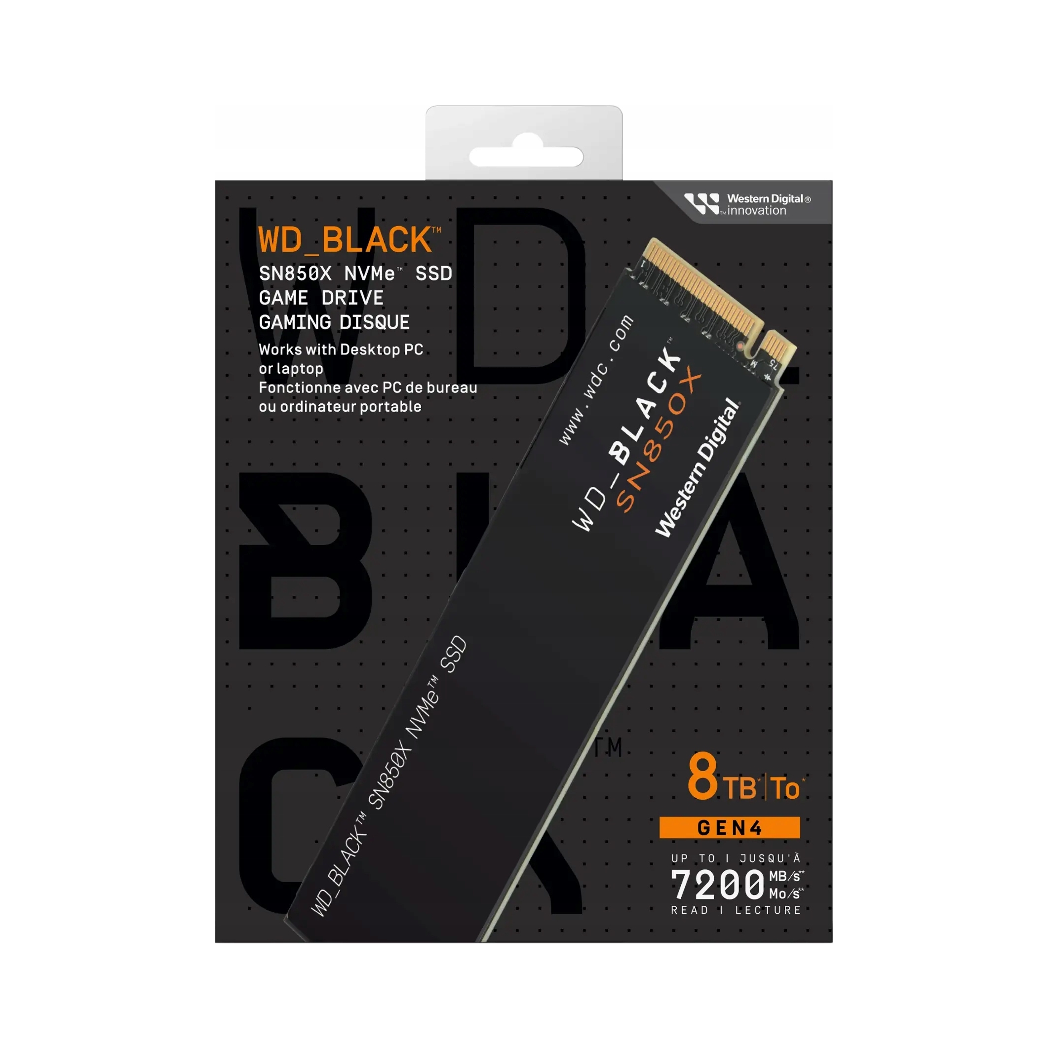 Ssd disk Western Digital SN850X 8TB M.2 PCIe