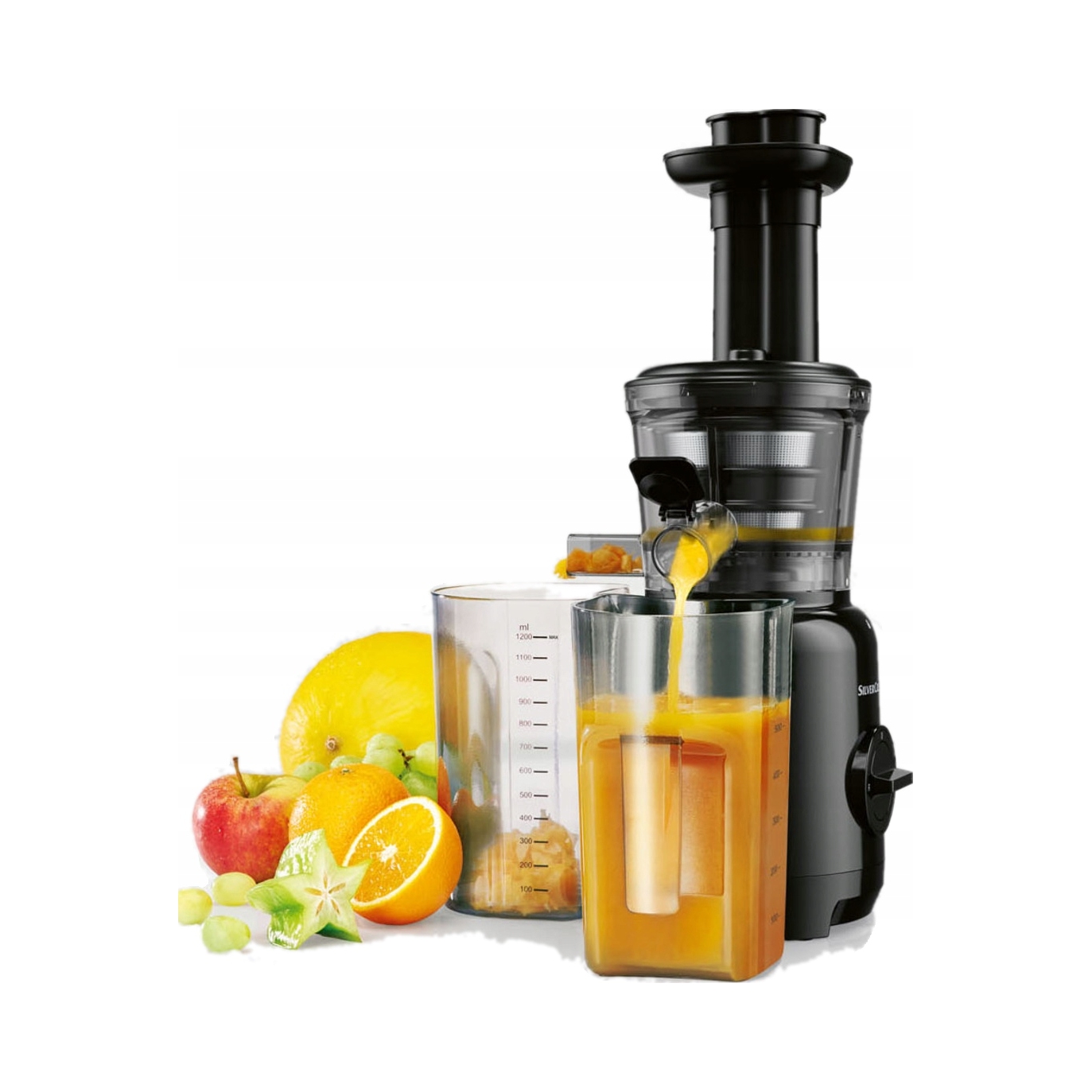 Wyciskarka wolnoobrotowa pionowa SilverCrest Slow Juicer 300 W Ssjbk 300B3
