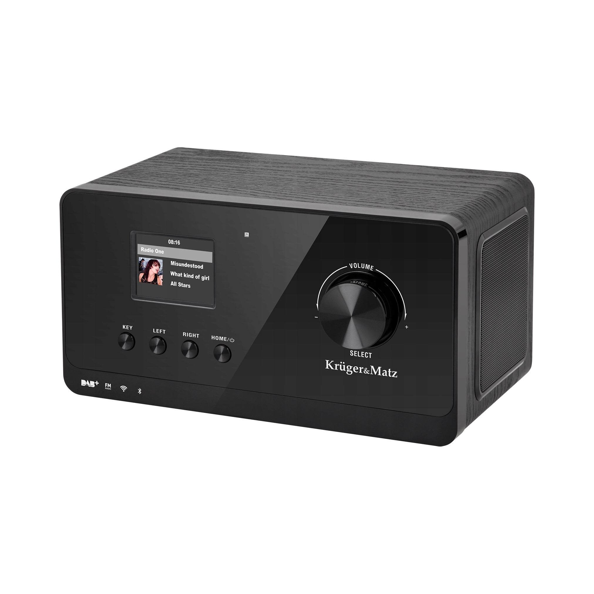 Sieťové rádio Kruger&Matz KM0816 Am, Dab+, Fm, internetové