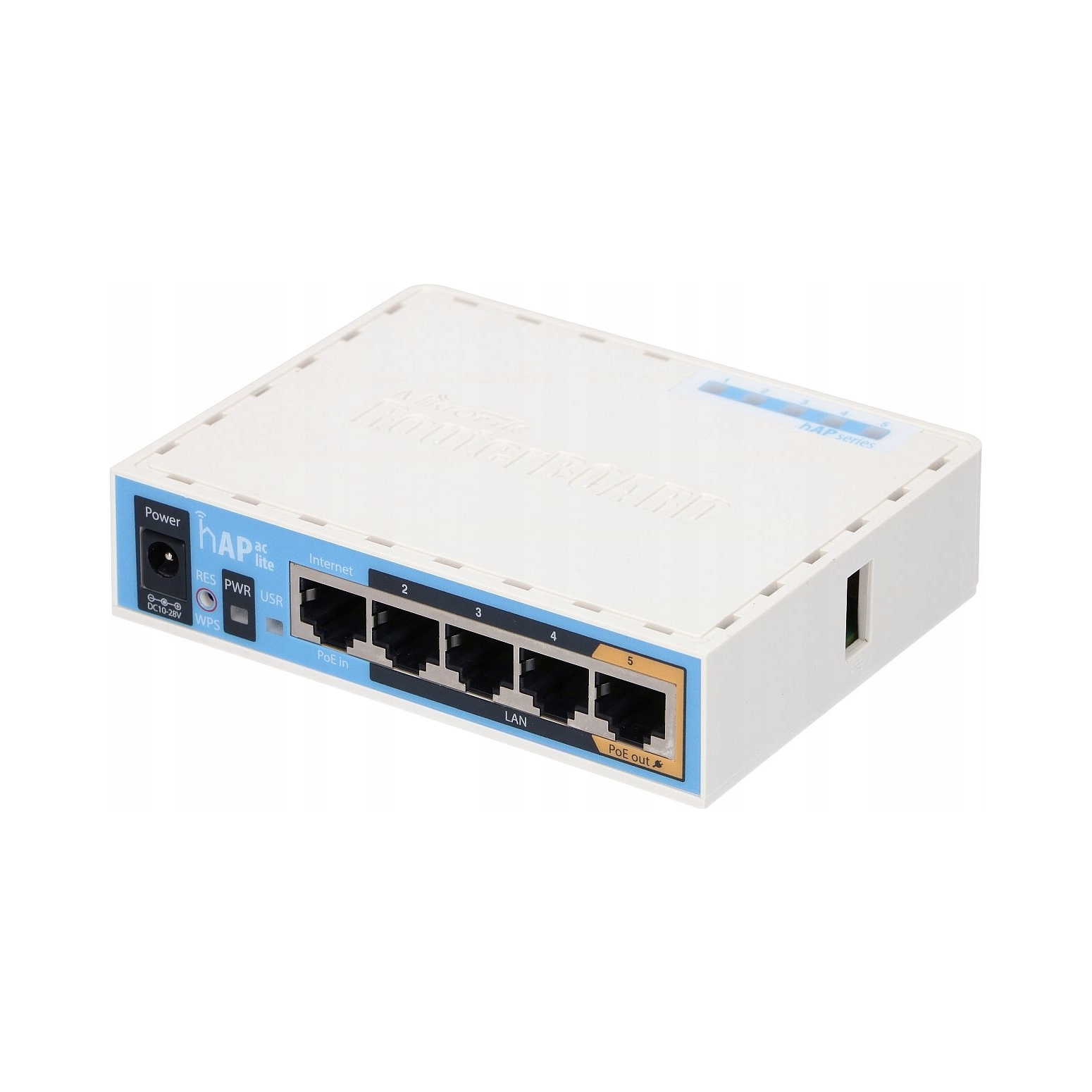 MikroTik hAP ac lite RB952Ui-5ac2nD router WiFi 2,4/5GHz 5xFE PoE Usb