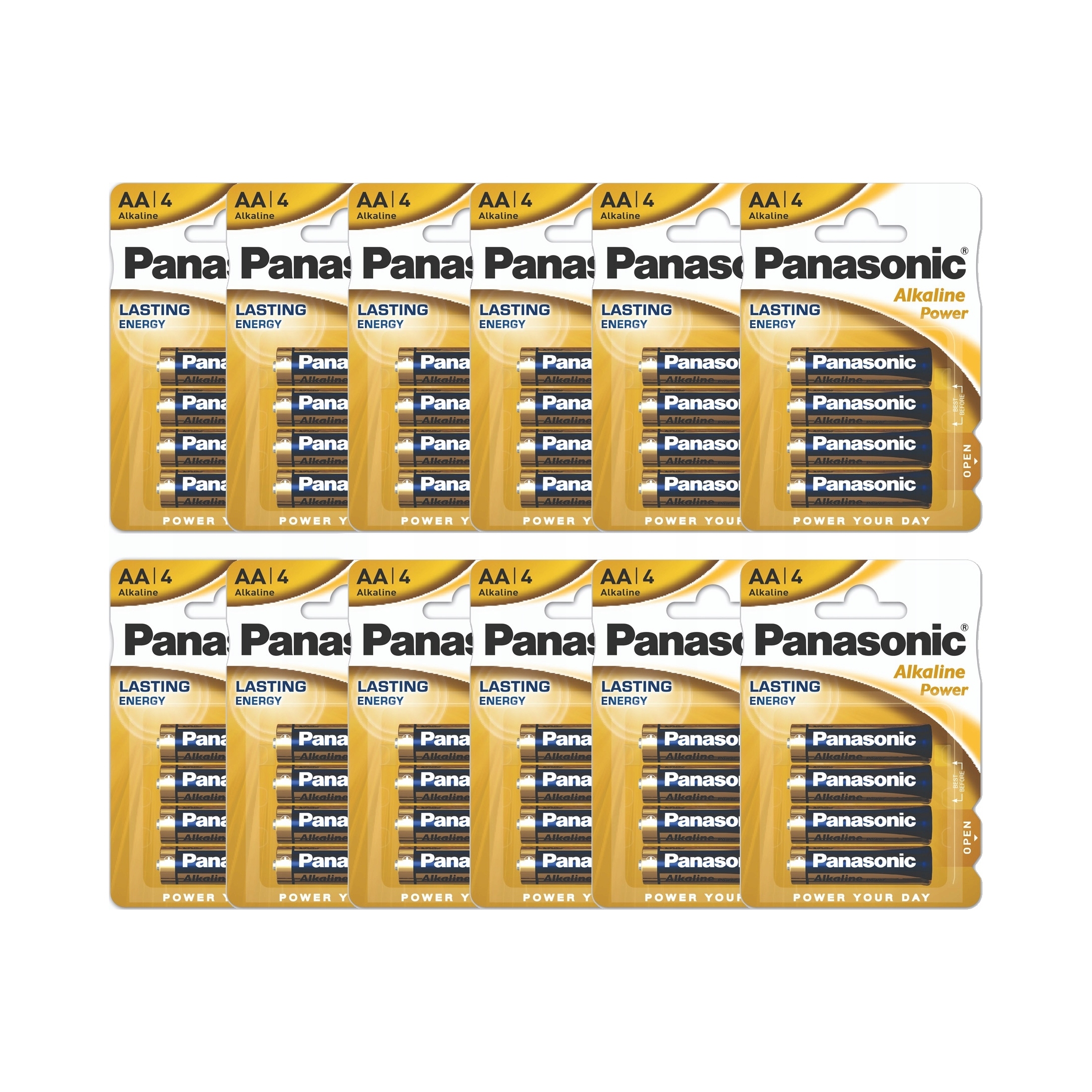 bateria PANASONIC  LR6 ALKALICZNA 48szt. baterii  blister — 2