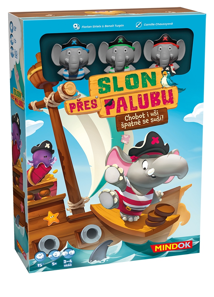 Desková hra Mindok Slon přes palubu
