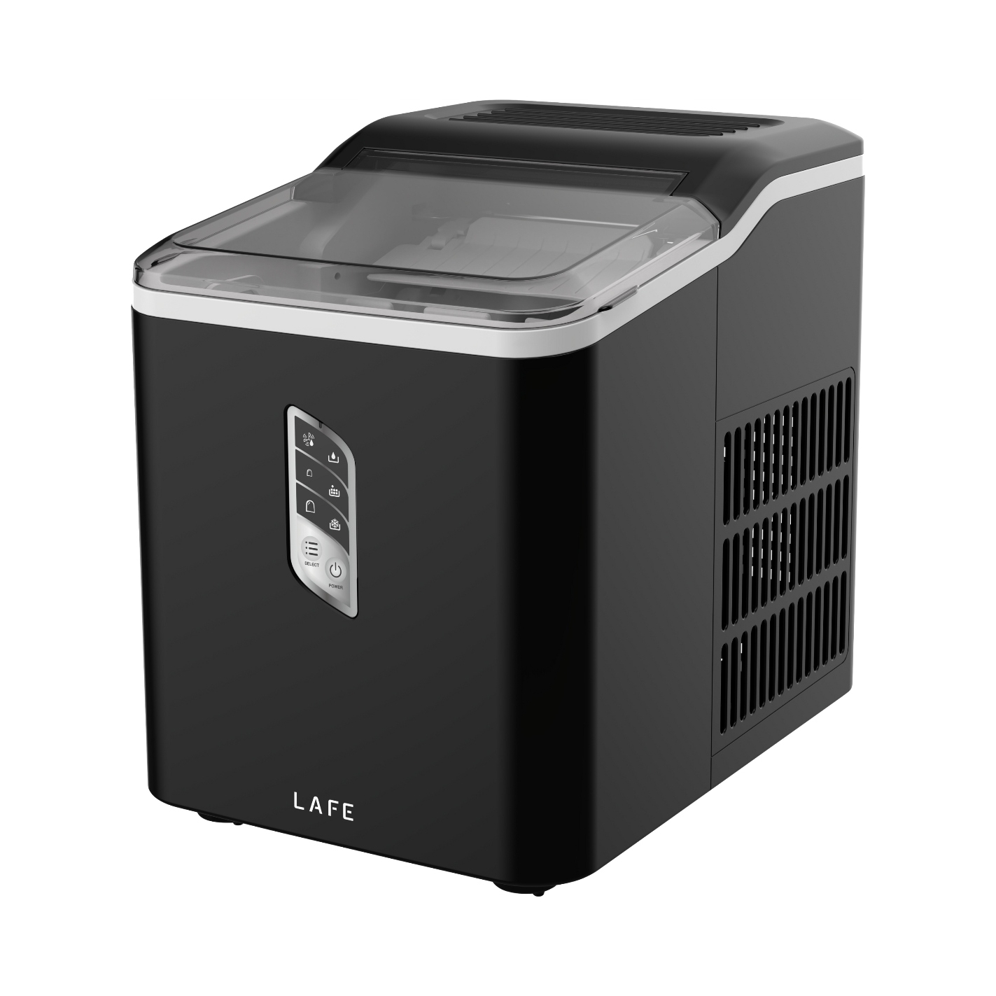 Kostkarka do lodu Lafe IceTwist Pro czarna 120W regulacja wielkości kostek